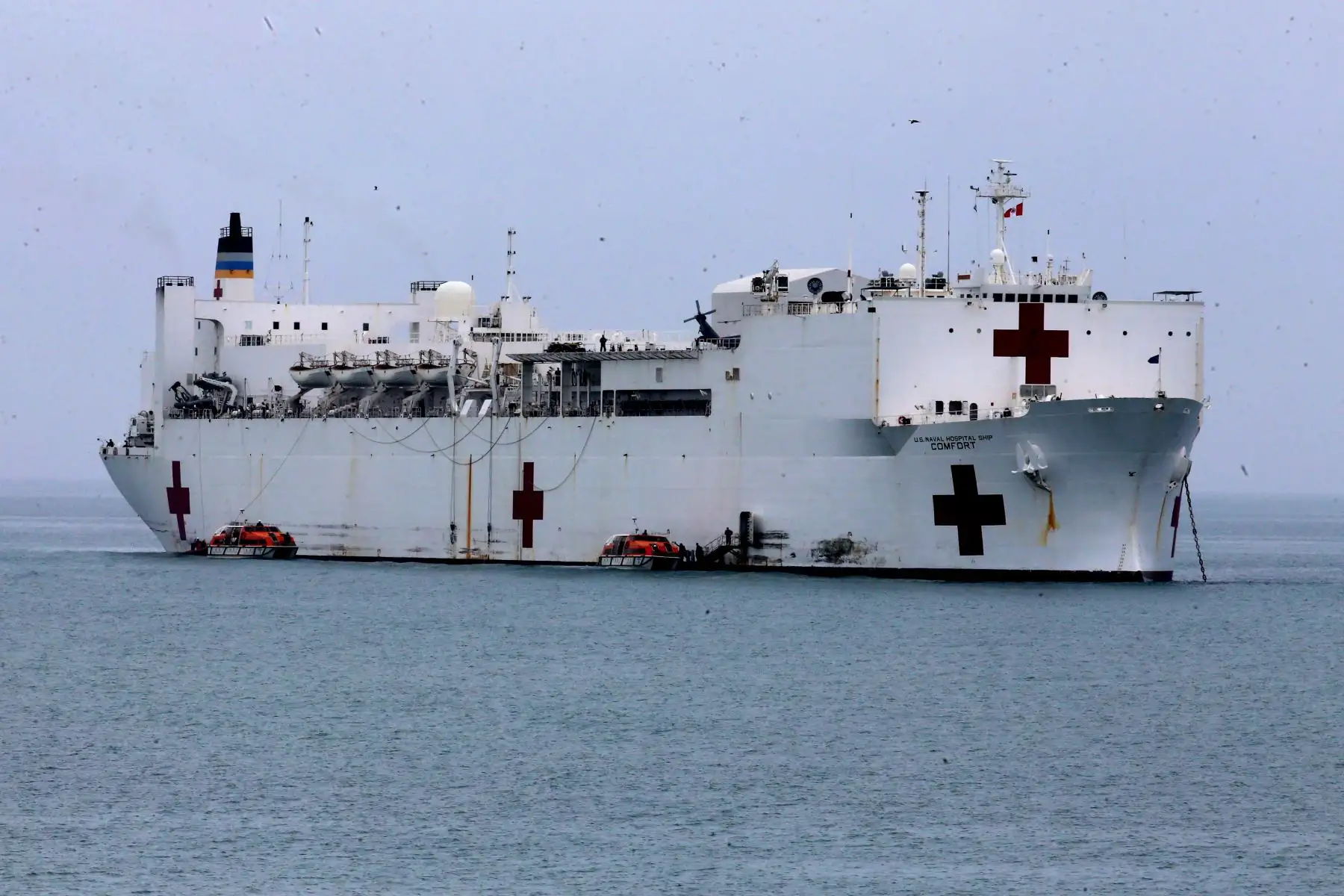 Médicos de la Armada de los EEUU, llegan al Puerto del Callao para brindar ayuda en temas de salud para los menos favorecidos. Foto: ANDINA/Vidal Tarqui