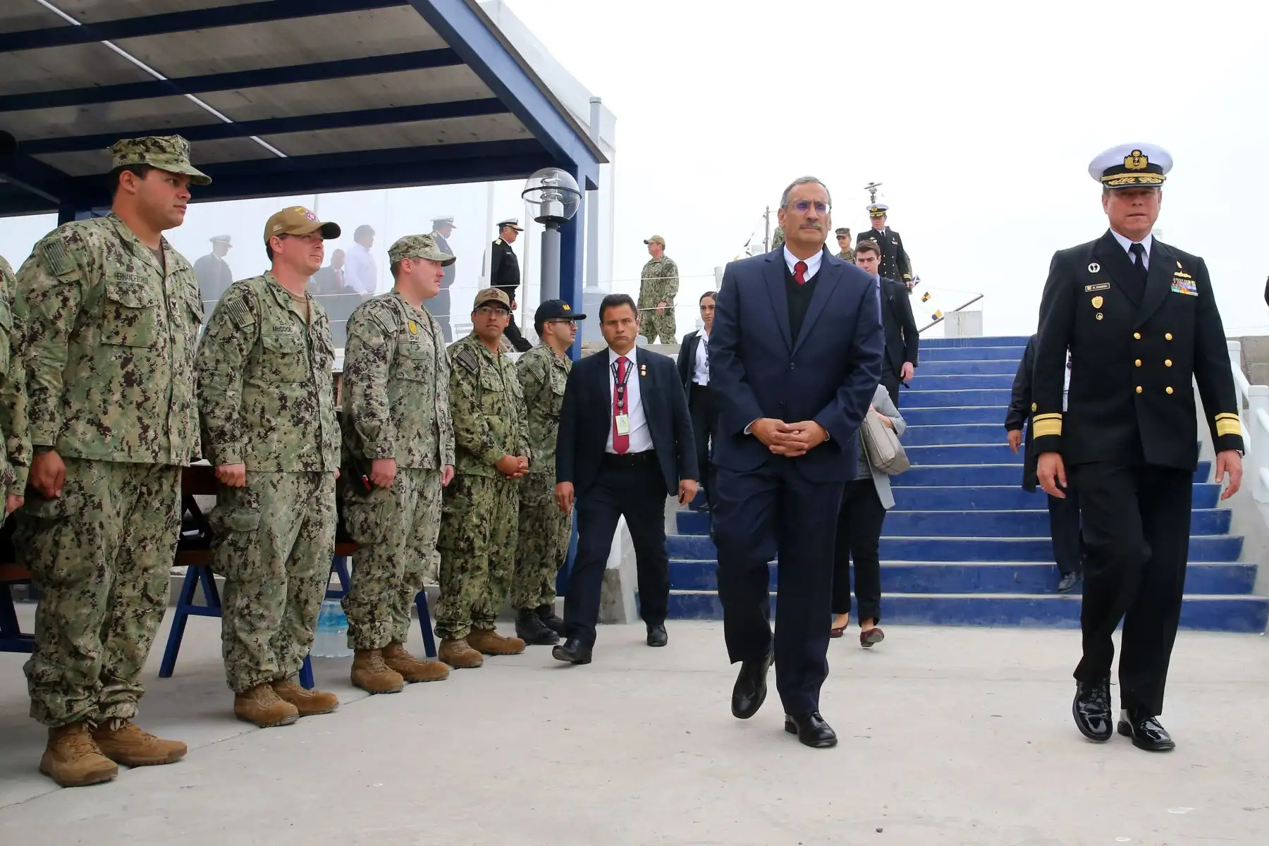 Médicos de la Armada de los EEUU, llegan al Puerto del Callao para brindar ayuda en temas de salud para los menos favorecidos. Foto: ANDINA/Vidal Tarqui