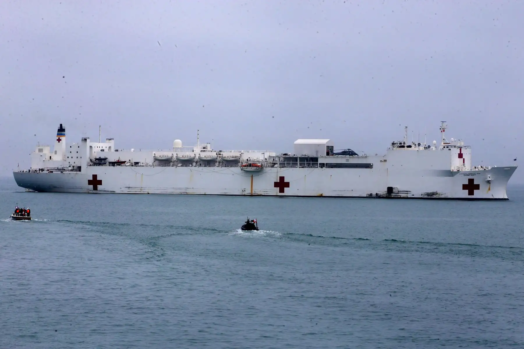 Médicos de la Armada de los EEUU, llegan al Puerto del Callao para brindar ayuda en temas de salud para los menos favorecidos. Foto: ANDINA/Vidal Tarqui