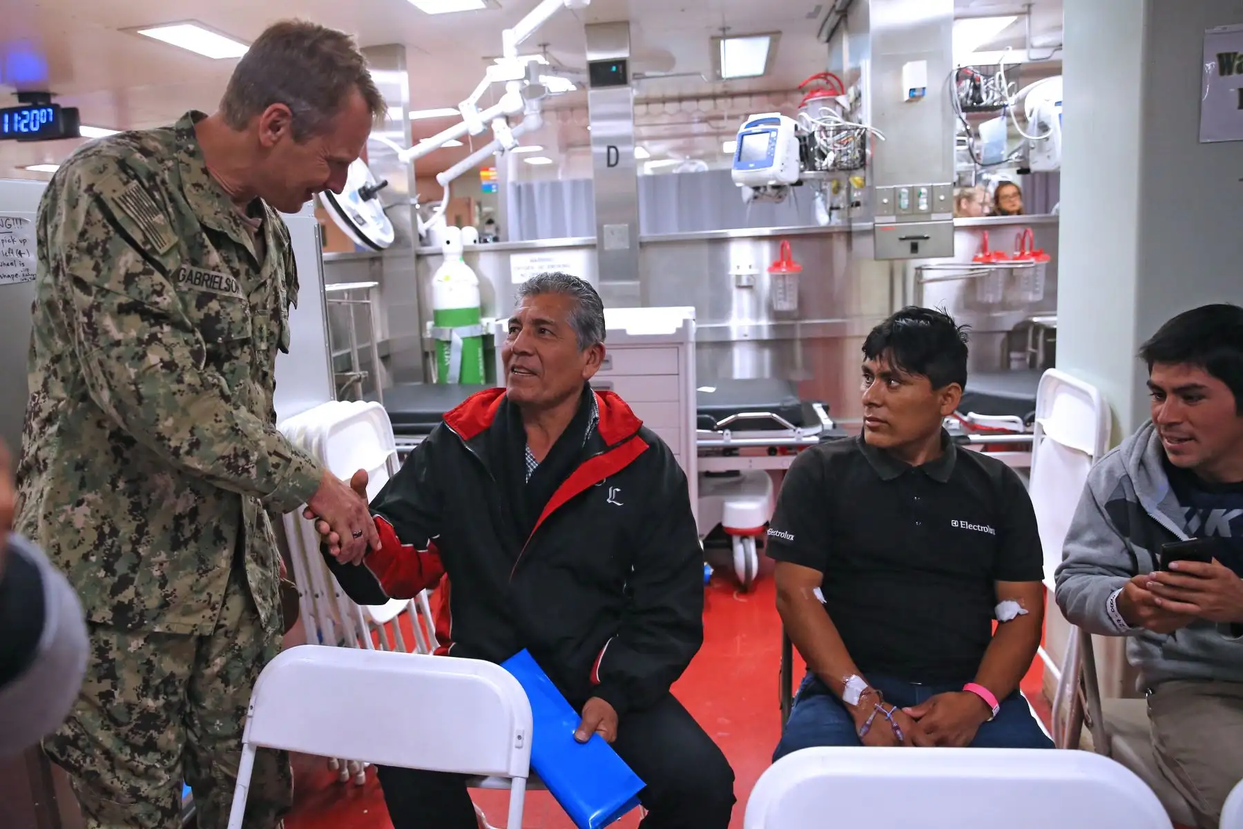 Médicos de la Armada de los EEUU, llegan al Puerto del Callao para brindar ayuda en temas de salud para los menos favorecidos. Foto: ANDINA/Vidal Tarqui