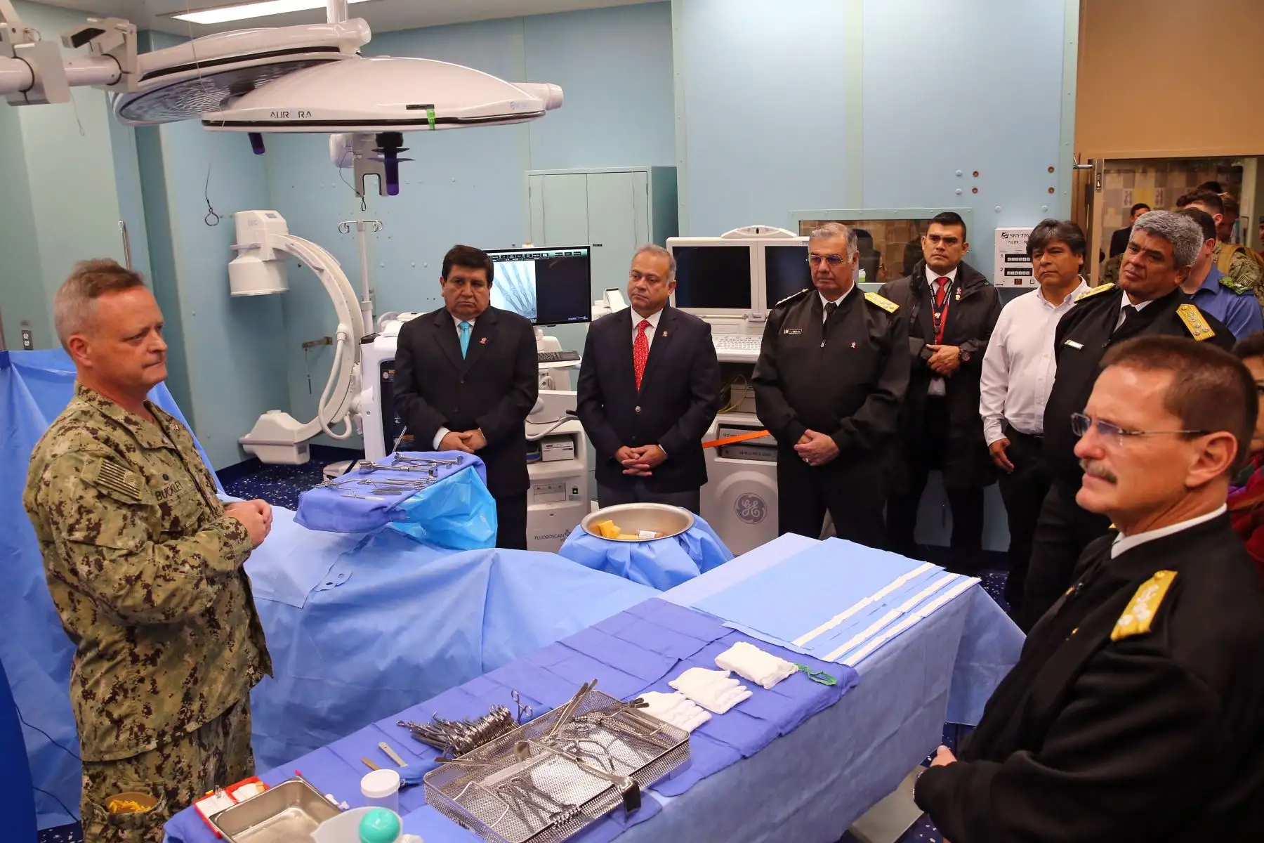 Médicos de la Armada de los EEUU, llegan al Puerto del Callao para brindar ayuda en temas de salud para los menos favorecidos. Foto: ANDINA/Vidal Tarqui