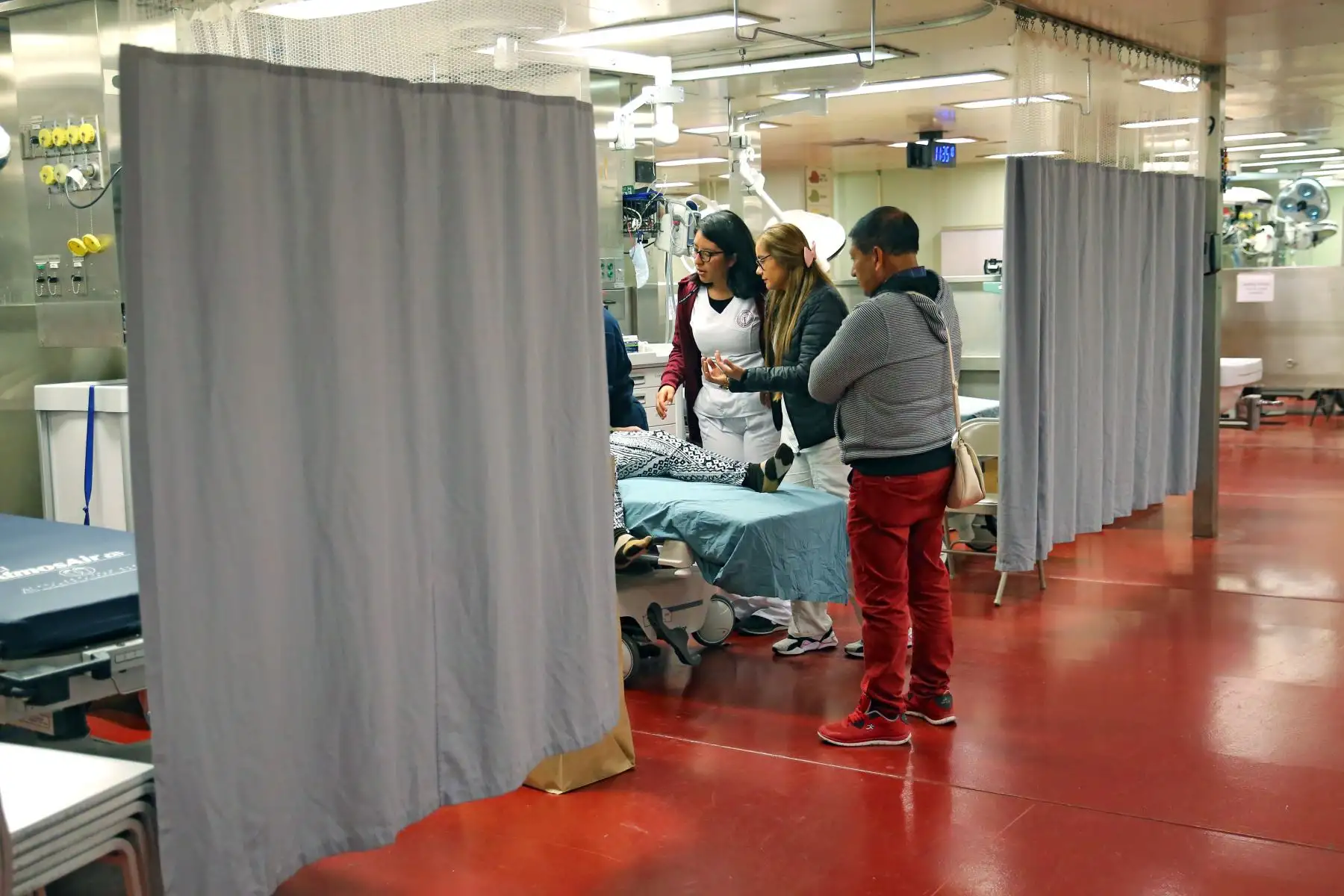 Médicos de la Armada de los EEUU, llegan al Puerto del Callao para brindar ayuda en temas de salud para los menos favorecidos. Foto: ANDINA/Vidal Tarqui