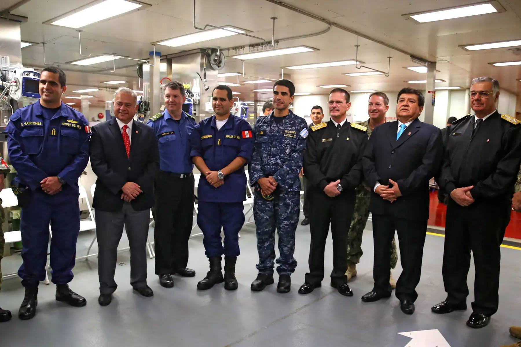 Médicos de la Armada de los EEUU, llegan al Puerto del Callao para brindar ayuda en temas de salud para los menos favorecidos. Foto: ANDINA/Vidal Tarqui