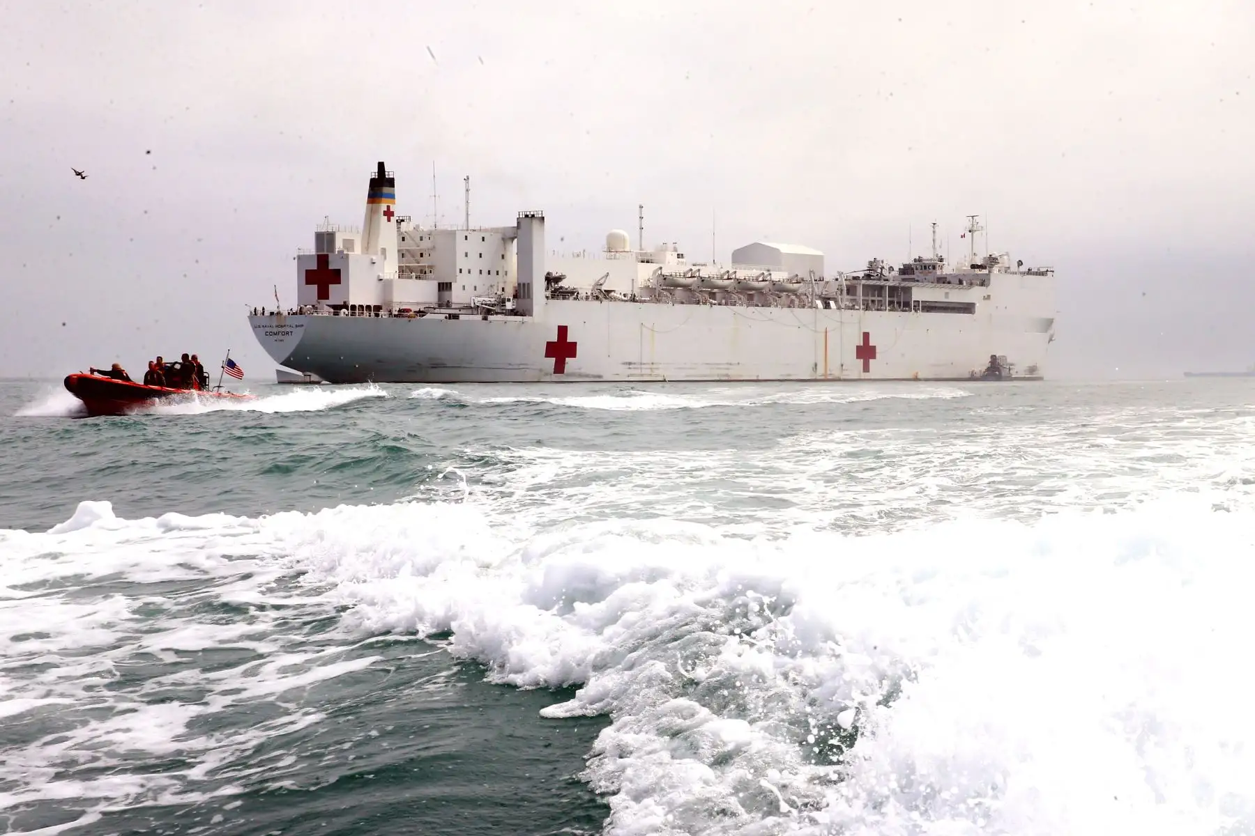 Médicos de la Armada de los EEUU, llegan al Puerto del Callao para brindar ayuda en temas de salud para los menos favorecidos. Foto: ANDINA/Vidal Tarqui