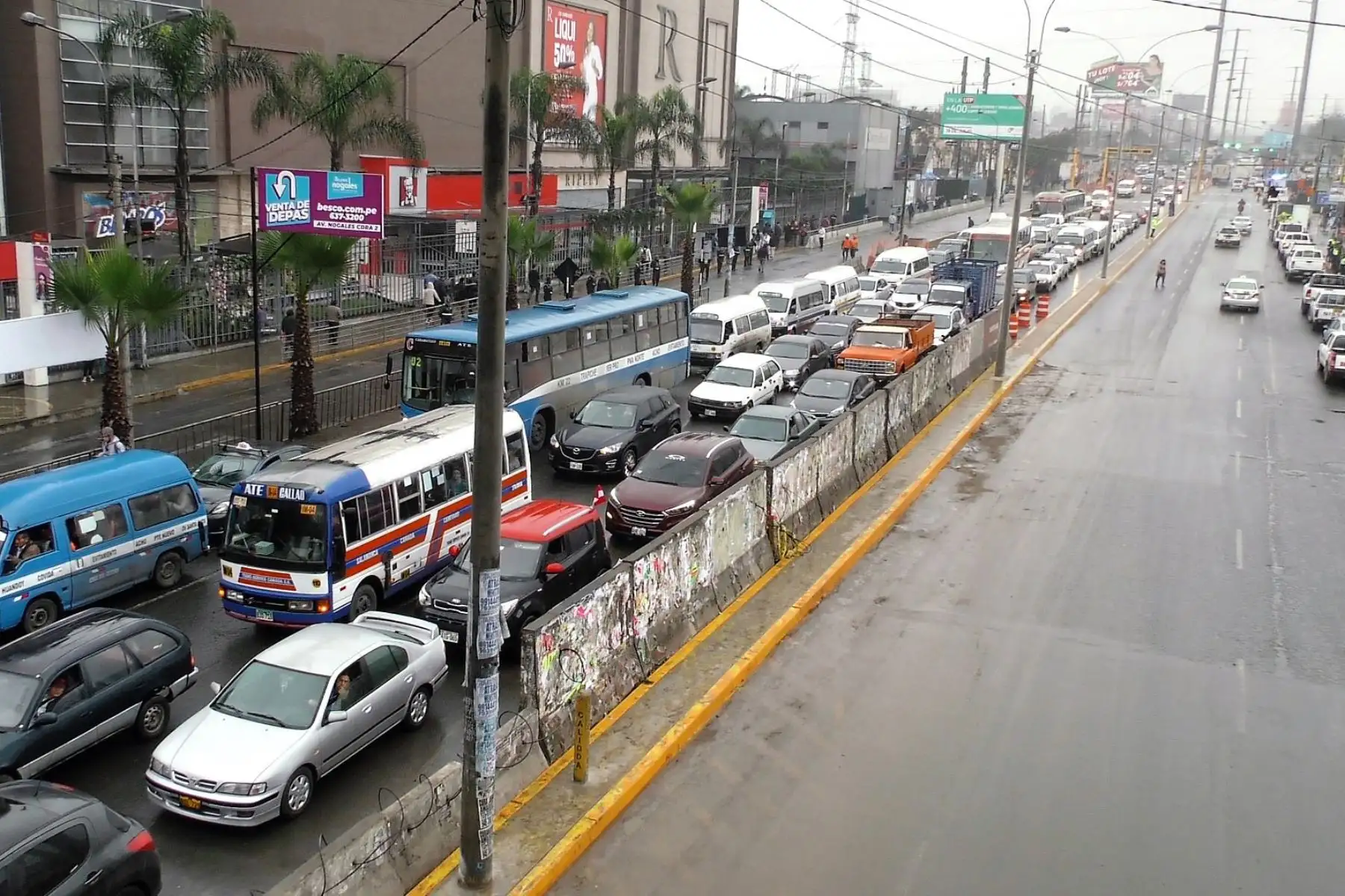 Se habilita tramo de la Carretera Central luego de culminar obras en Pozo de Ventilación de la Línea 2 del Metro de Lima y Callao.
Foto: Metro de Lima y Callao