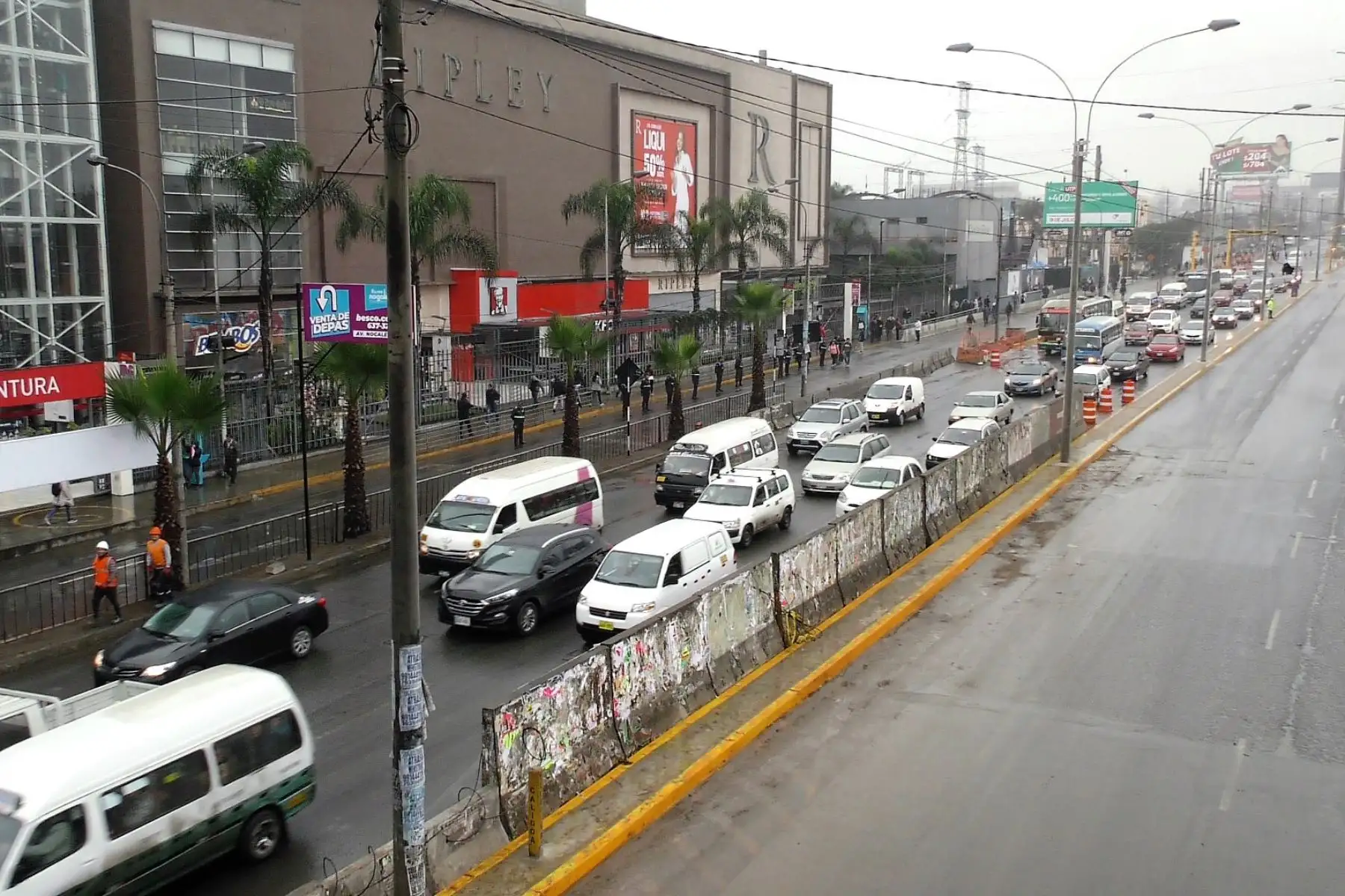 Se habilita tramo de la Carretera Central luego de culminar obras en Pozo de Ventilación de la Línea 2 del Metro de Lima y Callao.
Foto: Metro de Lima y Callao