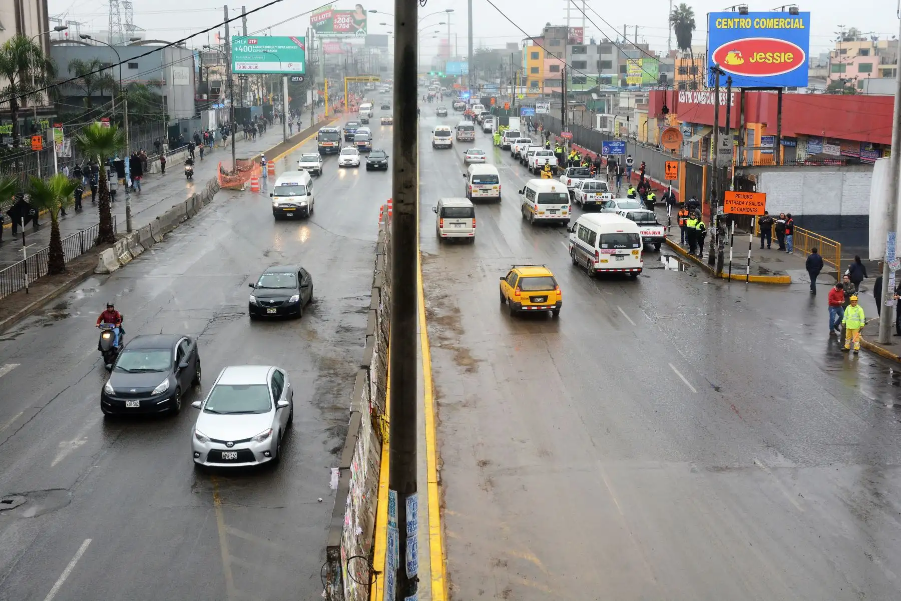 Se habilita tramo de la Carretera Central luego de culminar obras en Pozo de Ventilación de la Línea 2 del Metro de Lima y Callao.
Foto: Metro de Lima y Callao