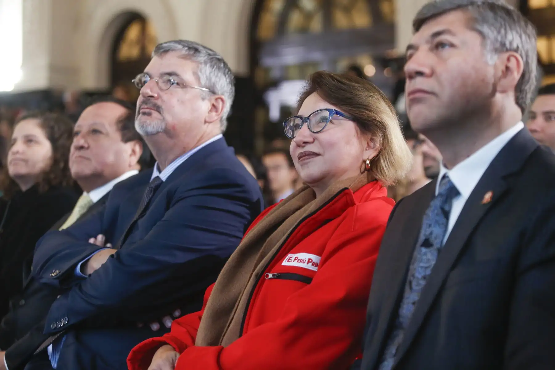 Jefe de estado preside suscripción de contrato para la ejecución del proyecto de creación de banda ancha para las regiones de Ancash, Arequipa, La Libertad, San Martín. Luego se realizó el lanzamiento del programa Turismo Seguro.
Foto: ANDINA/Prensa Presidencia