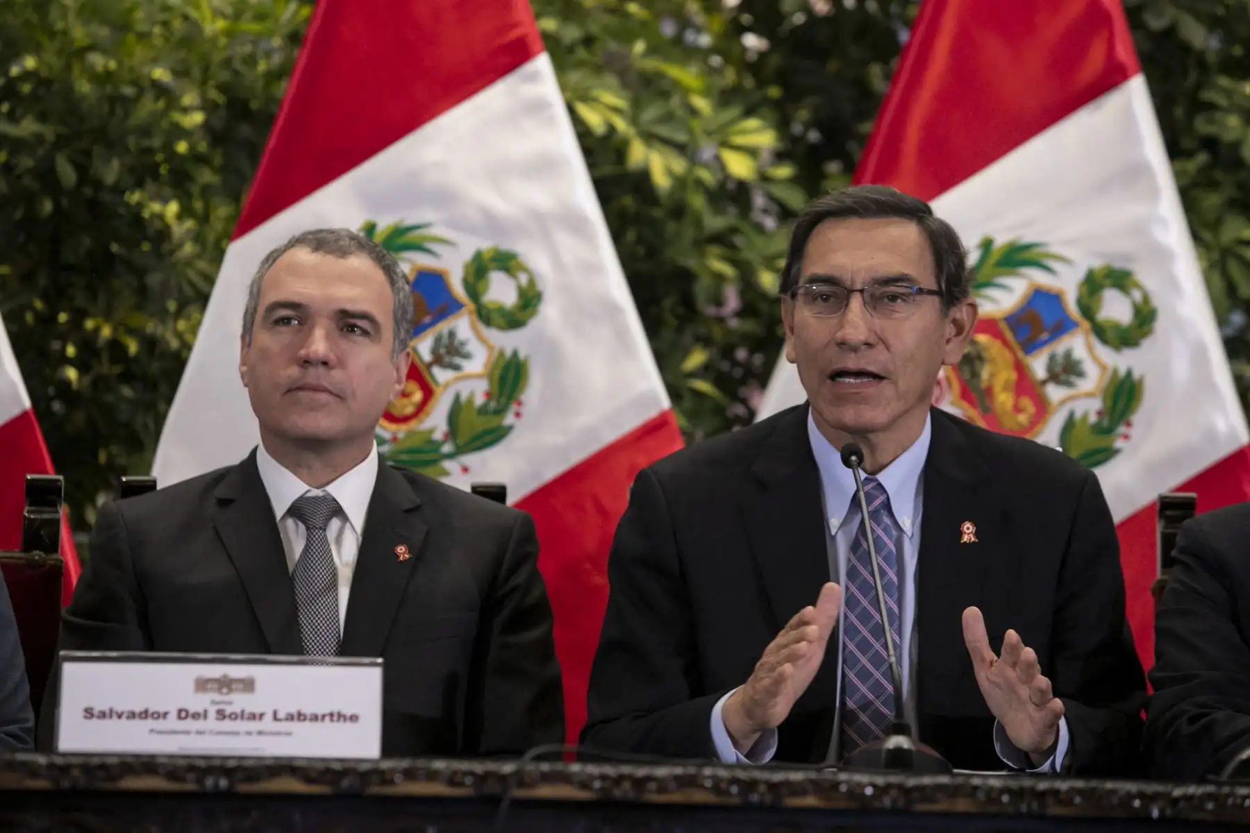 Jefe de estado preside suscripción de contrato para la ejecución del proyecto de creación de banda ancha para las regiones de Ancash, Arequipa, La Libertad, San Martín. Luego se realizó el lanzamiento del programa Turismo Seguro.
Foto: ANDINA/Prensa Presidencia