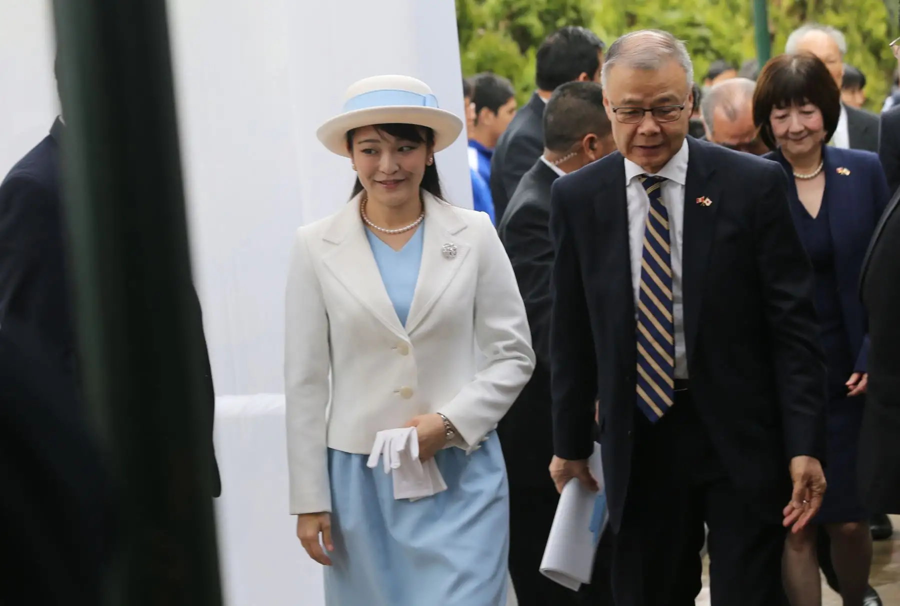 La Princesa Mako, participa de la conmemoración de los 120 Años de la Inmigración Japonesa al Perú .Foto: ANDINA/Norman Córdova