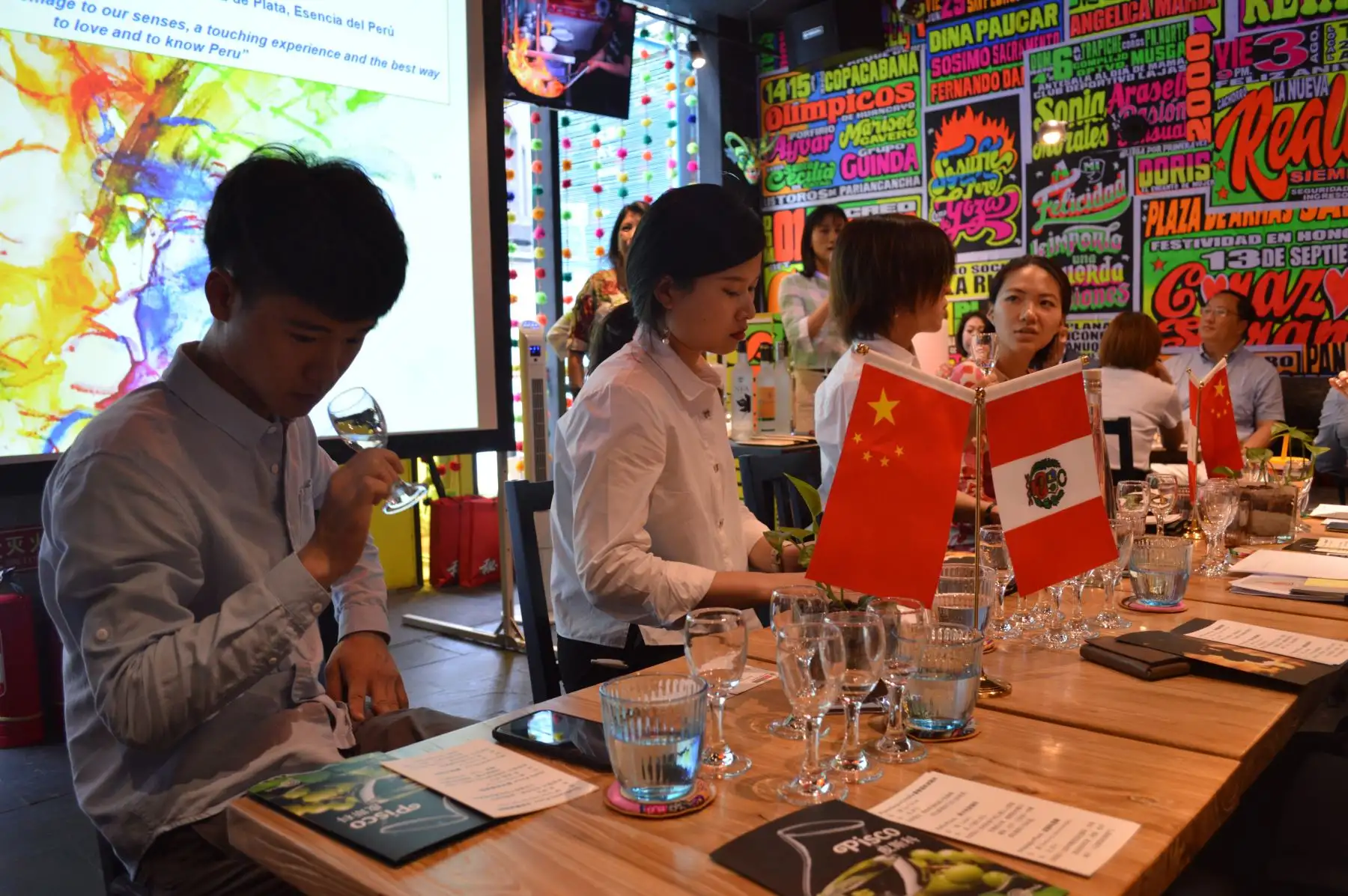El pisco se abre paso en China. Foto: ANDINA/Victor Véliz.