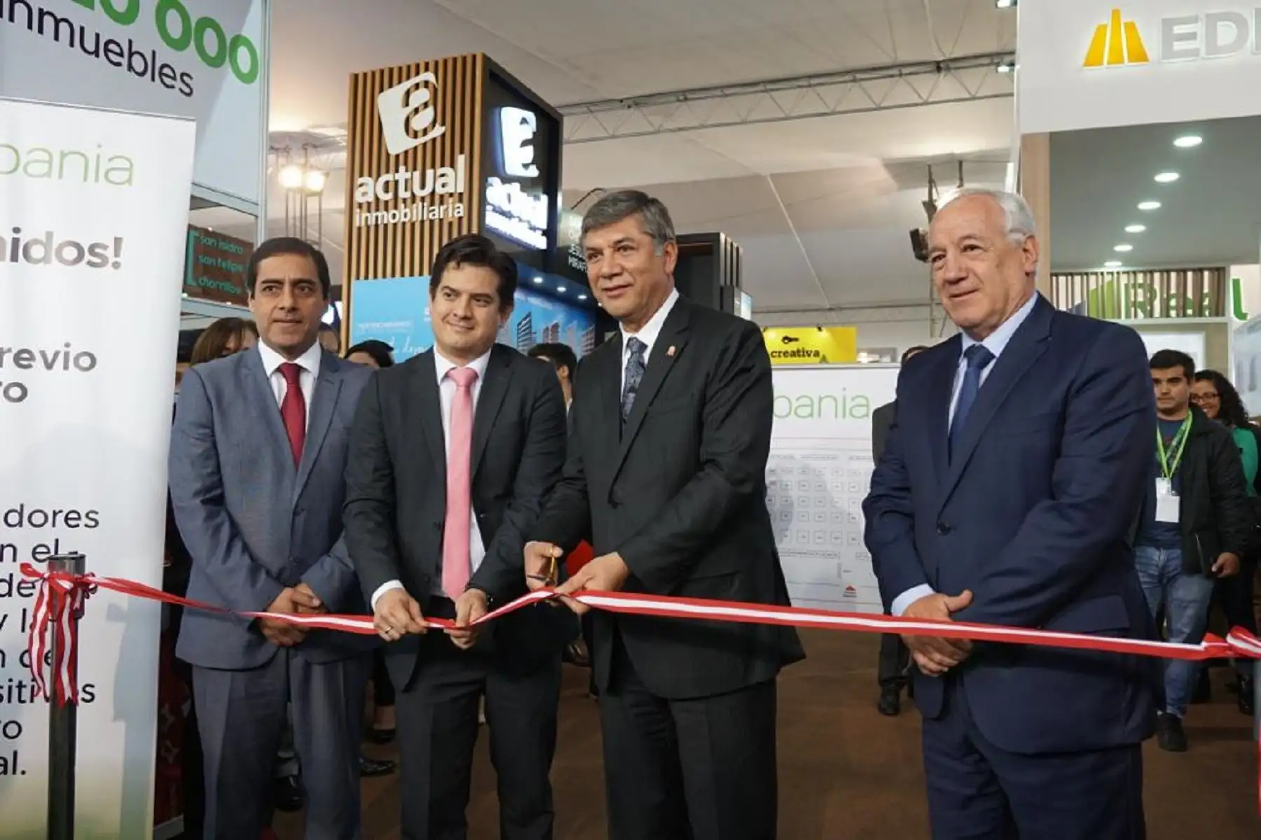 Ministro de Vivienda inauguró la ExpoUrbania que cuenta con una oferta de 20 mil inmuebles Foto: Difusión