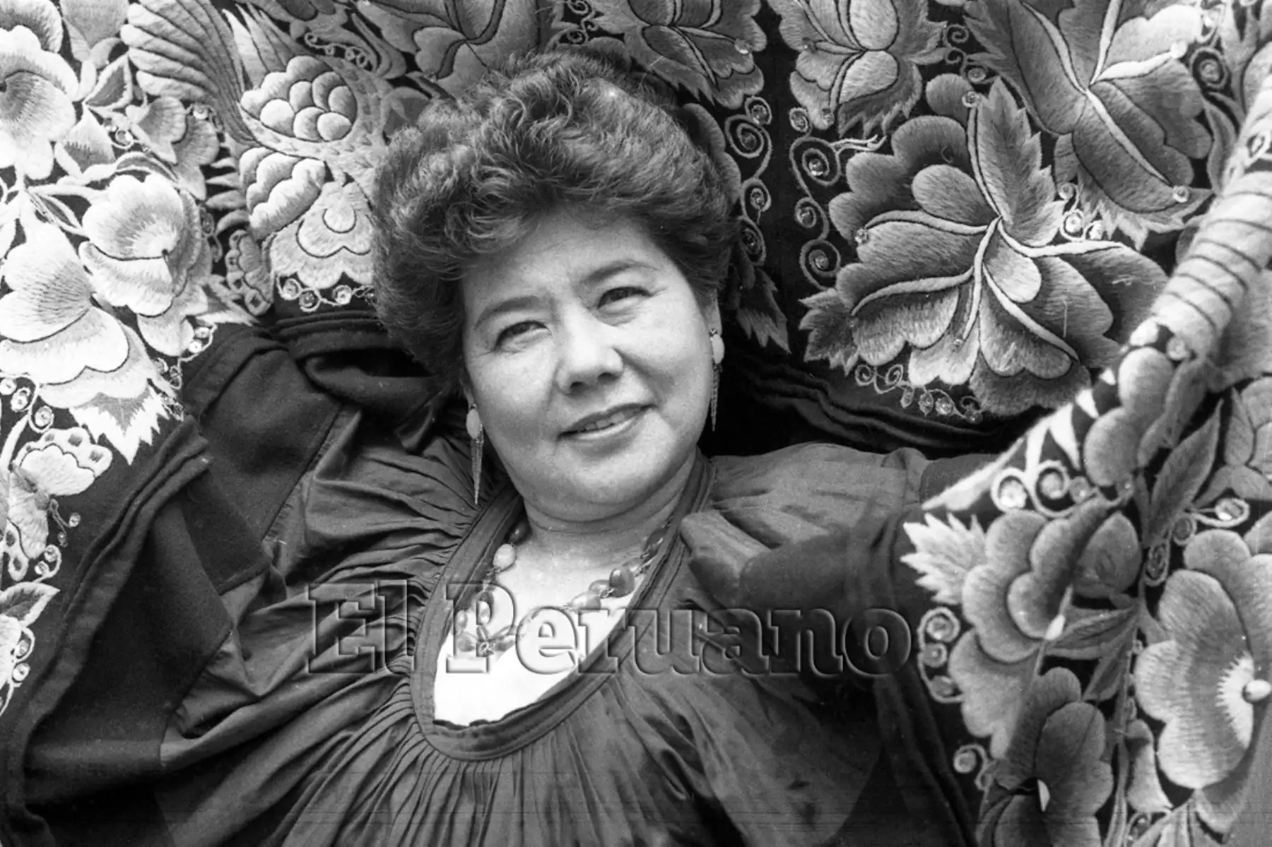 Lima - 9 agosto 1988 / Cantante Angélica Harada Vásquez, más conocida como Princesita de Yungay.