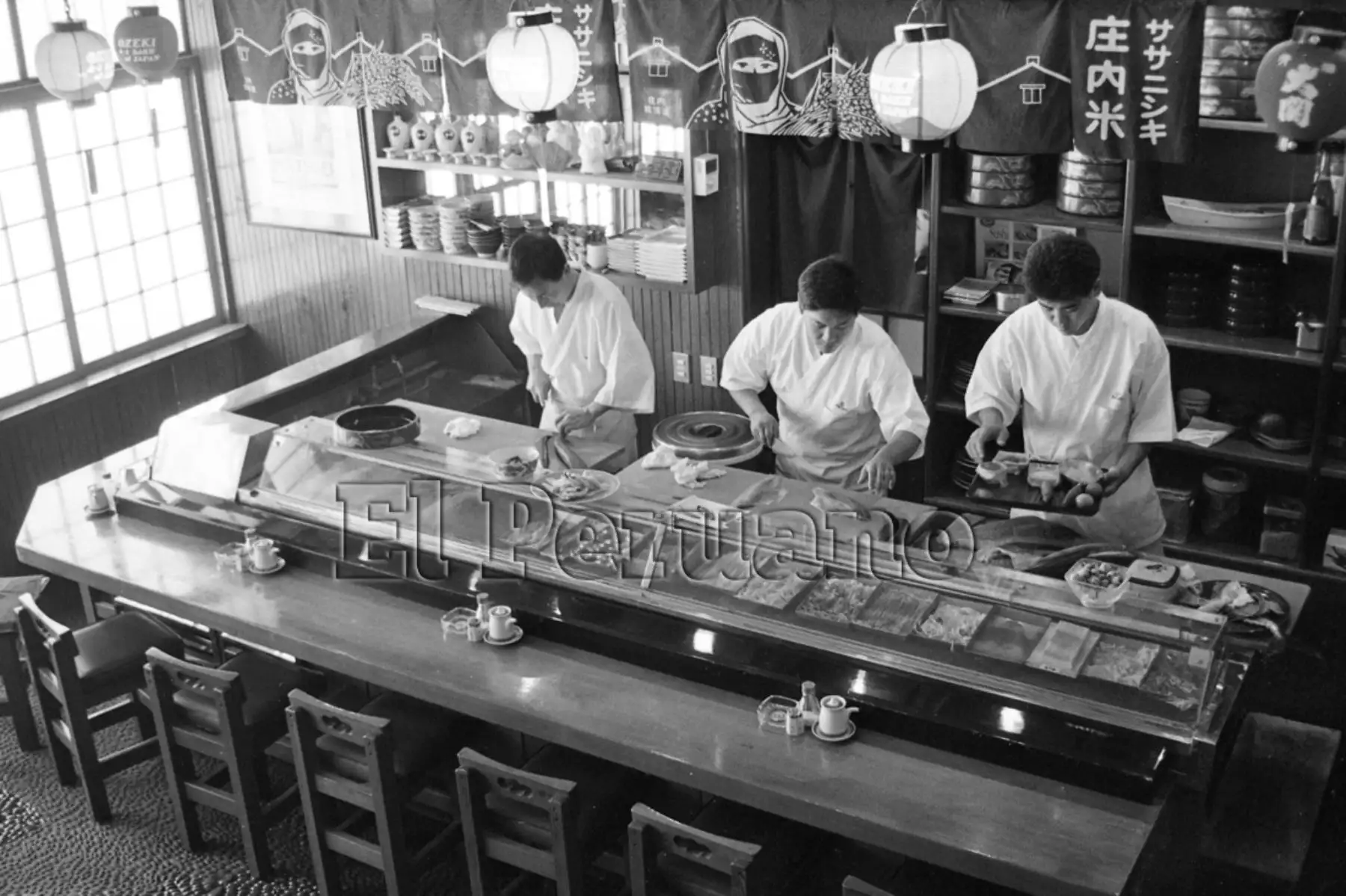Lima - 29 octubre 1993 / Restaurante de comida japonesa "Matsuei".