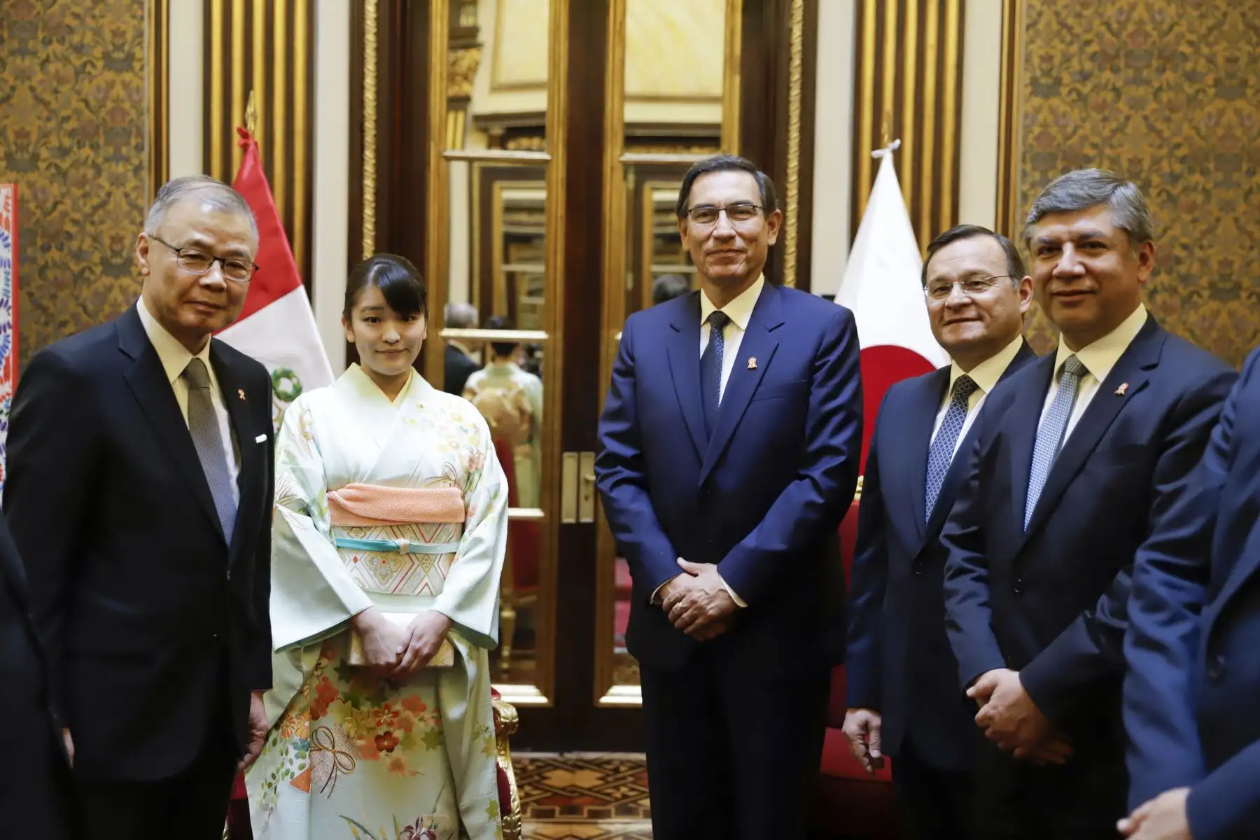 Presidente Vizcarra se reúne con princesa Mako de Japón. Foto: ANDINA/ Prensa Presidencia