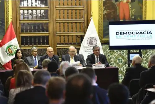 Cancillería peruana convocó a cancilleres de los países de los cinco continentes para Conferencia Internacional por Venezuela.
