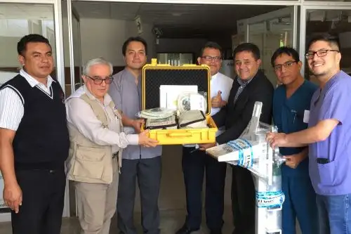 Autoridades de Salud de Lambayeque entregan ventiladores mecánicos para atender casos de Guillain Barré. ANDINA/Difusión