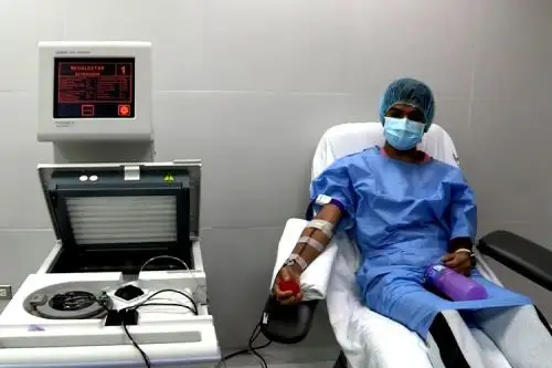 Innovador tratamiento con Fotoféresis Extracorpórea se realiza en el Instituto Nacional de Enfermedades Neoplásicas (INEN), desde noviembre del 2017. Foto: INEN