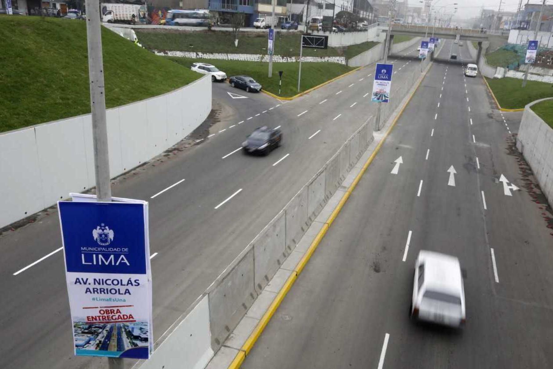 Alcalde de Lima entregó recuperada av. Nicolás Arriola. Foto: ANDINA/difusión.