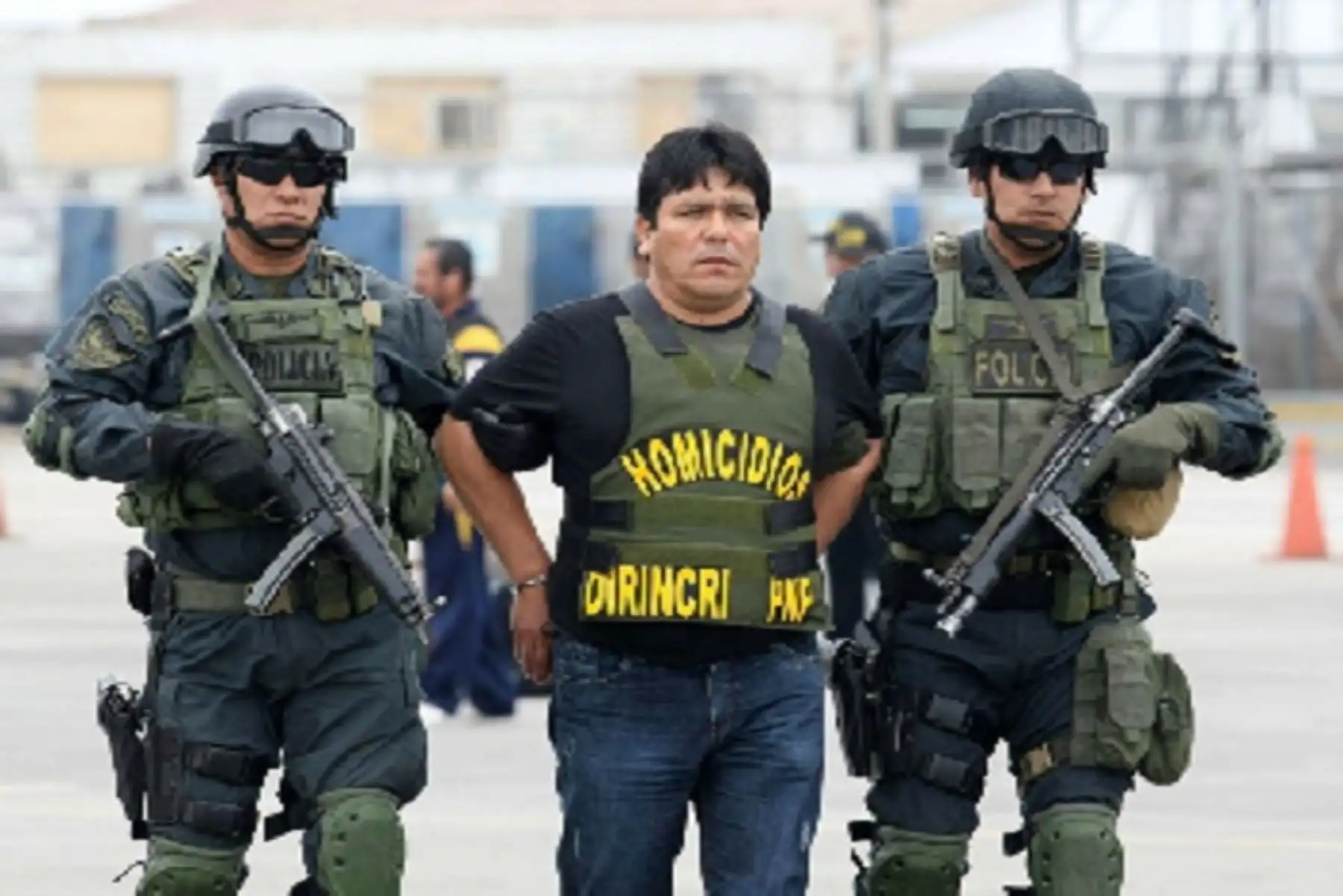 Recapturado sicario Goro. Foto: ANDINA/Difusión