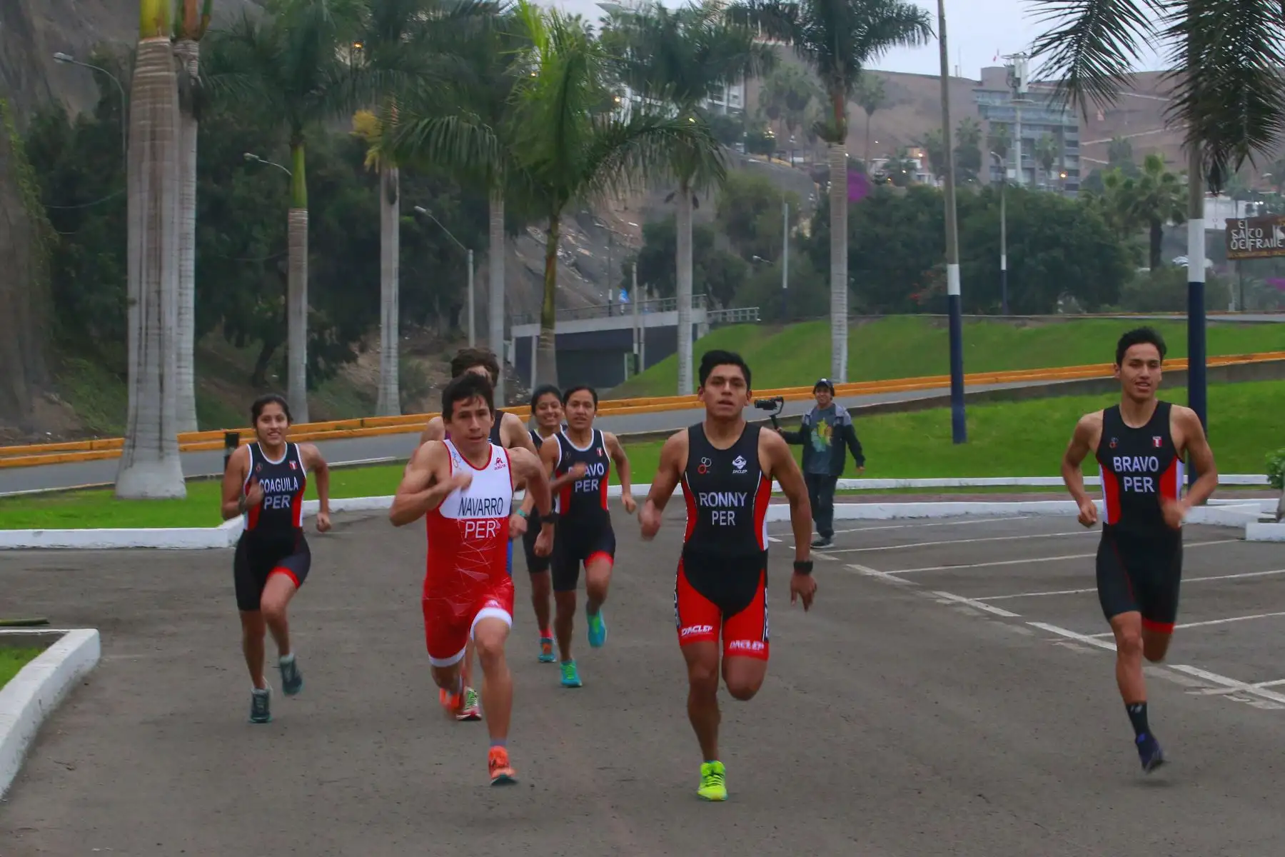 El equipo peruano de Triatlón recibió uniforme oficial y quedaron listos para los Panamericanos Lima 2019. Foto: ANDINA/Panamericanos Lima  2019