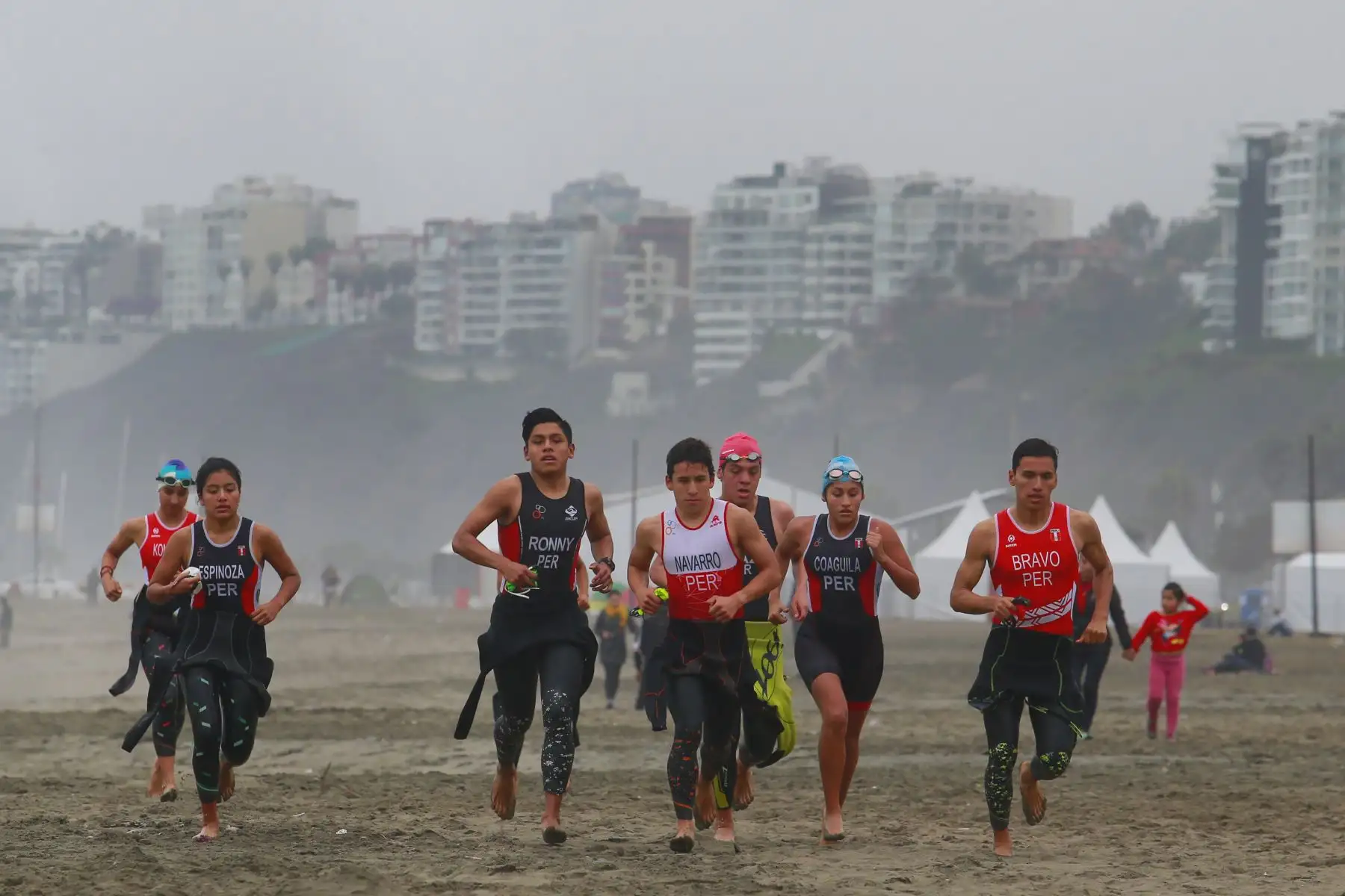 El equipo peruano de Triatlón recibió uniforme oficial y quedaron listos para los Panamericanos Lima 2019. Foto: ANDINA/Panamericanos Lima  2019