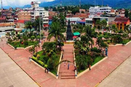 Plaza de Armas de la ciudad de Tarapoto, que hoy celebra su 237 aniversario de fundación española. ANDINA/Difusión