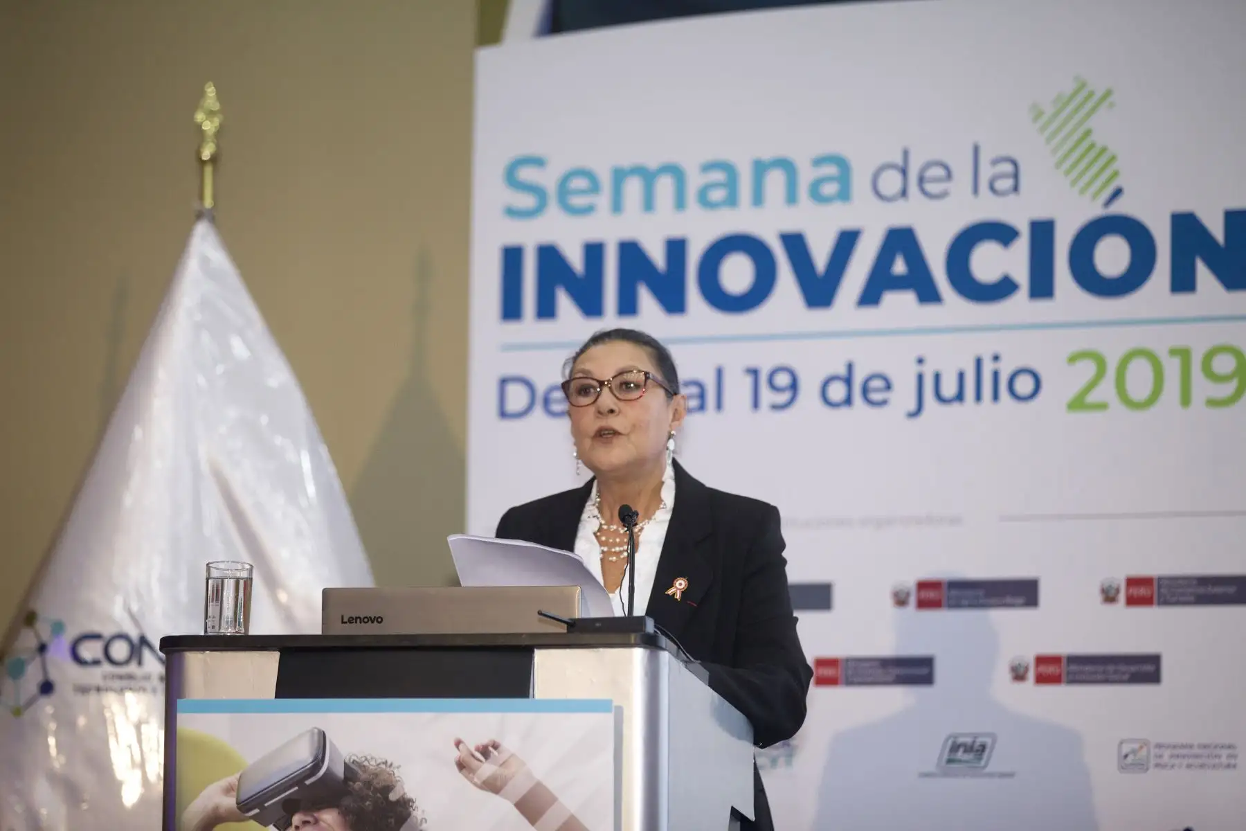 Presidenta del Concytec, Fabiola León-Velarde. ANDINA/Miguel Mejía