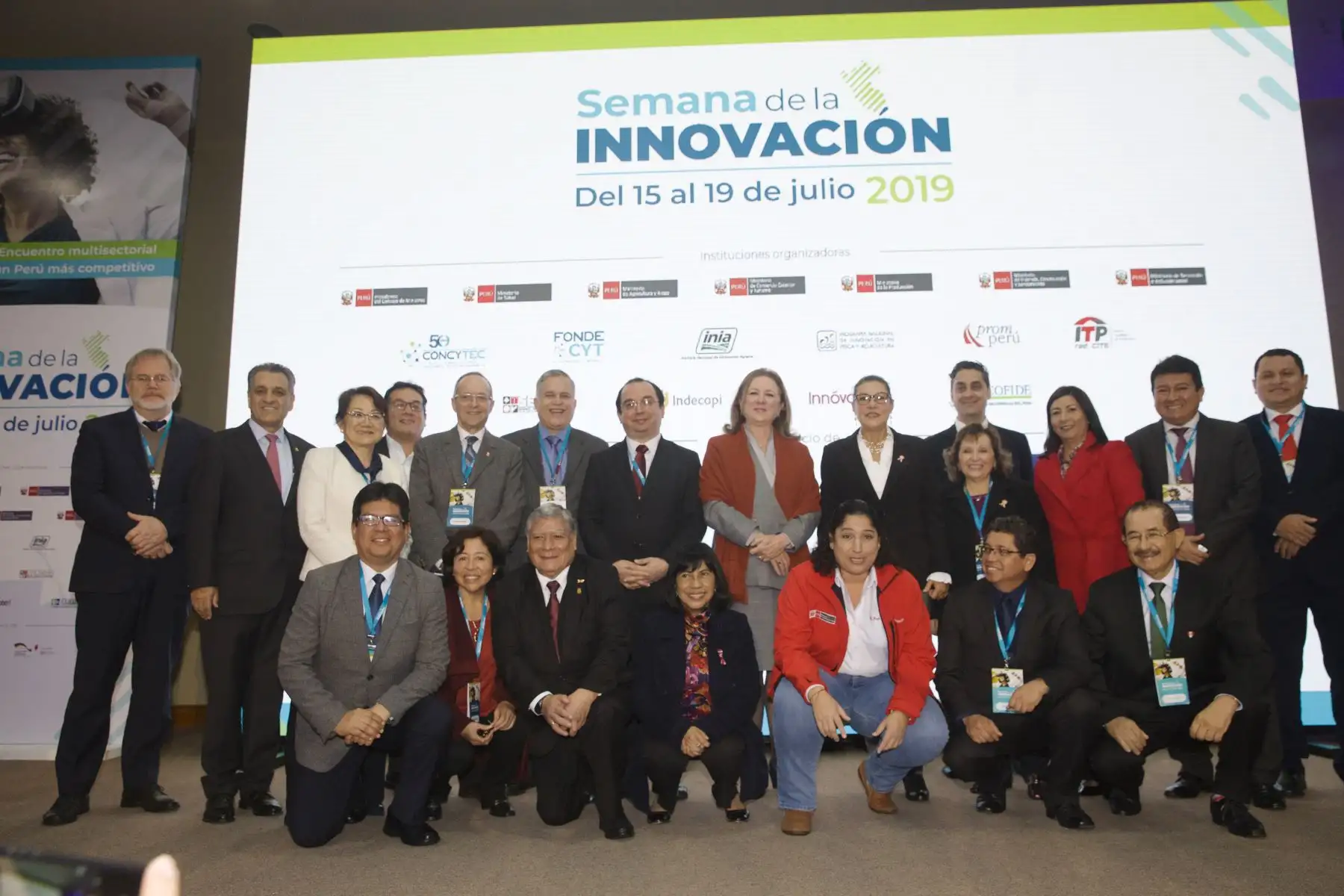 Semana de la innovación tecnológica. Evento organizado por Concytec.
Fabiola León Velarde, presidenta de CONCYTEC.
Maria Isabel León, presidenta de la CONFIEP.
Fabiola Muñoz, Ministra de Agricultura.
Foto: ANDINA/Miguel Mejía