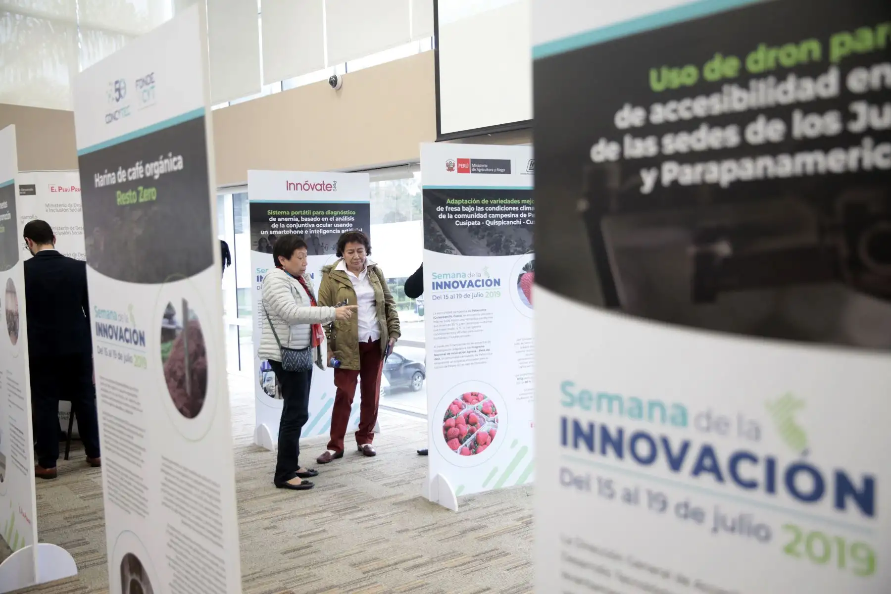 Semana de la innovación tecnológica. Evento organizado por Concytec.
Foto: ANDINA/Miguel Mejía