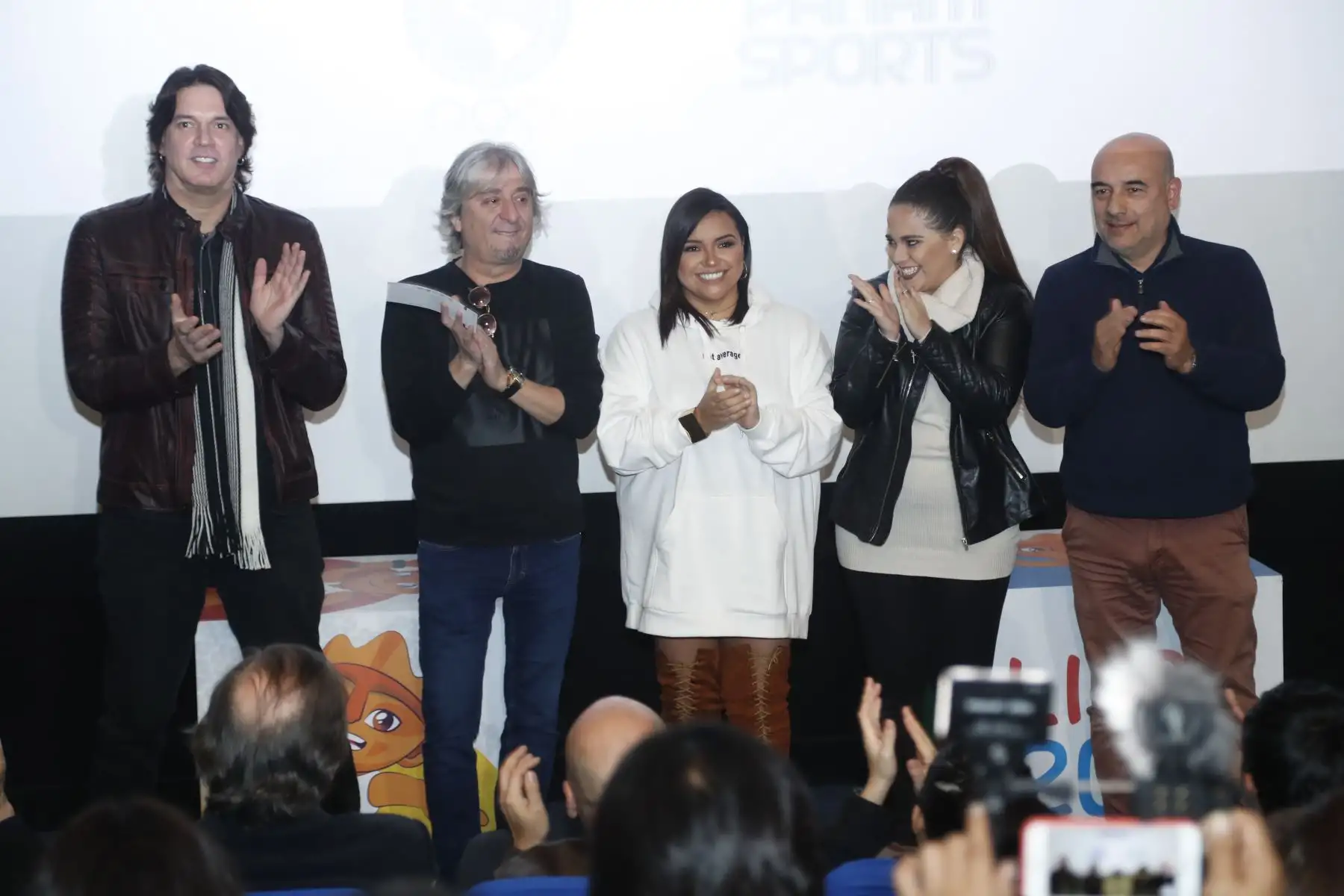 Equipo de artistas cantantes que participa en de los Juegos Panamericanos Lima 2019 Foto: ANDINA/Josue Ramos