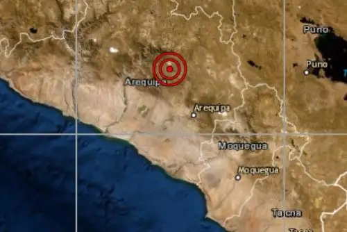 Un sismo de magnitud 3.7 se registró esta tarde en la provincia de Caylloma, región Arequipa.