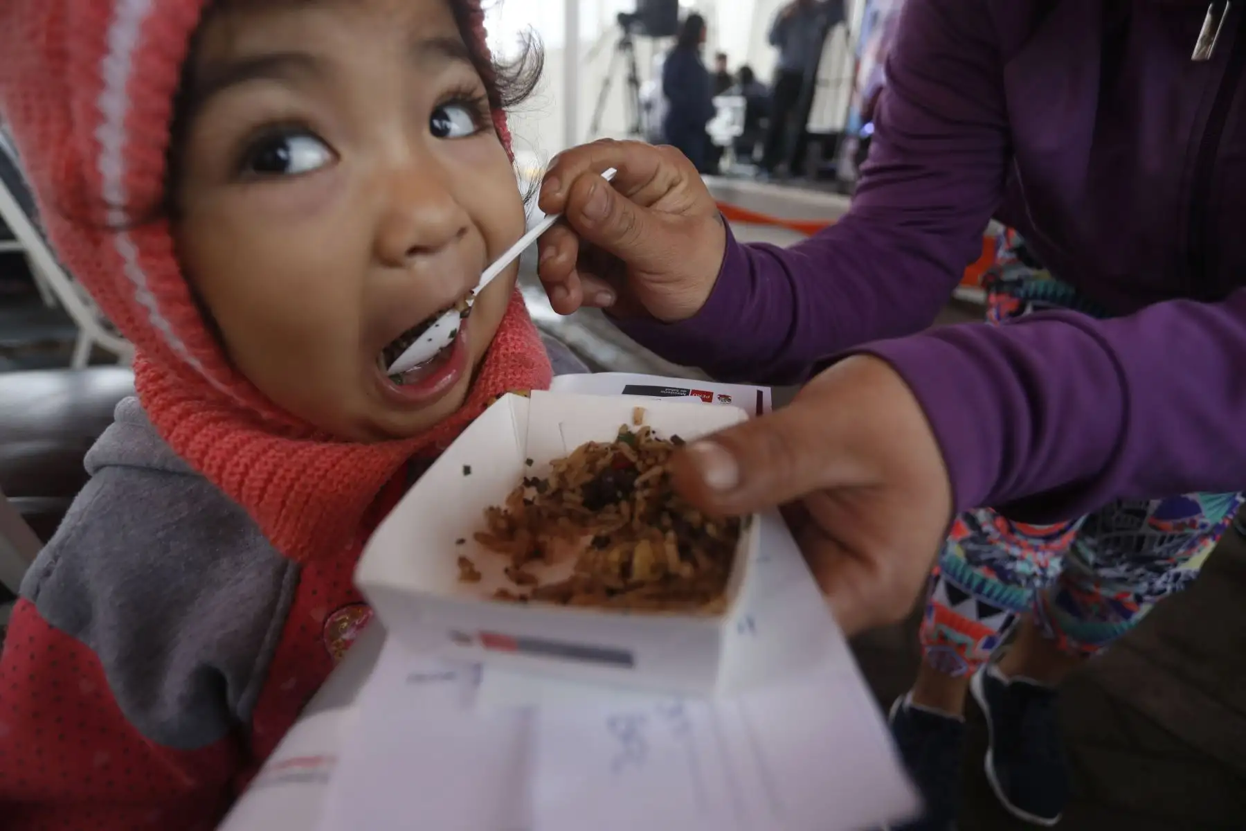 Con la presencia de la ministra de Salud, Zulema Tomás Gonzáles; el Instituto Nacional de Salud del Niño San Borja realizó un Food Truck “Sazón de Hierro” donde degustaron 500 raciones de cinco platillos nutritivos.
Foto: ANDINA/Josue Ramos