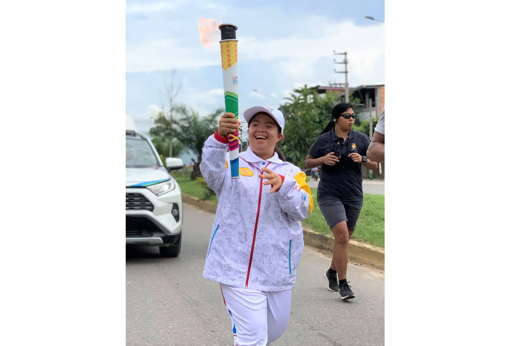 La Antorcha Panamericana llegó a Tarapoto - San Martín.
Foto. Lima 2019
