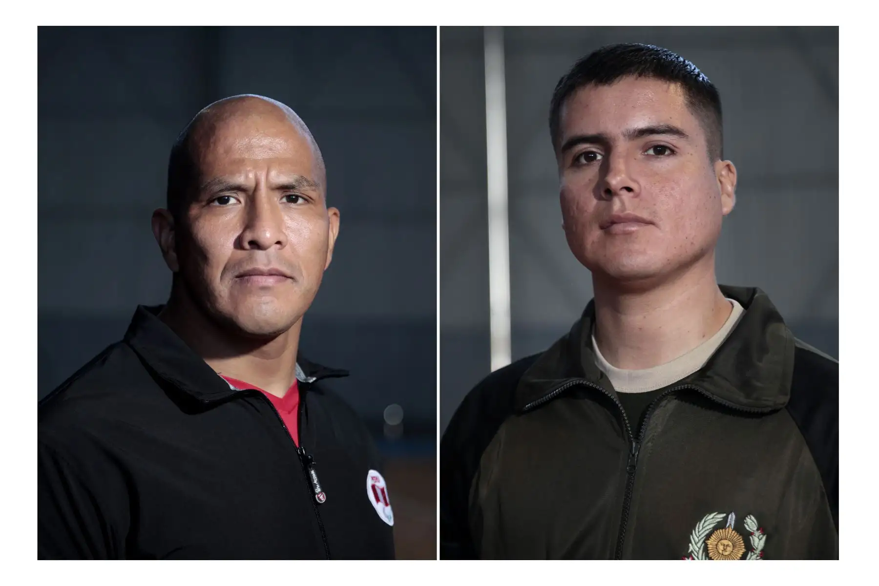 Deportistas militares clasificados a los Juegos Panamericanos Lima 2019. Carlos Felipa Córdova y Hans Alva Pierola.
Foto: ANDINA/Miguel Mejía Castro