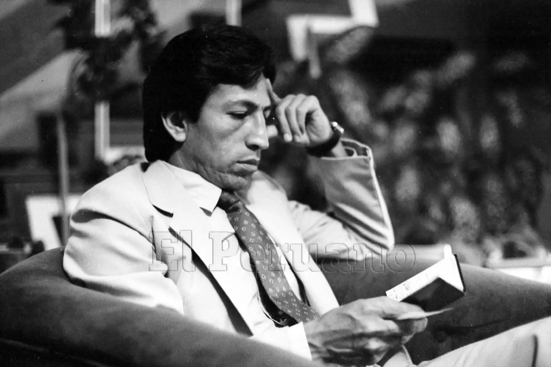 Lima - 14 marzo 1984 / Entrevista al economista Alejandro Toledo Manrique. 
Foto: Archivo Histórico de EL PERUANO