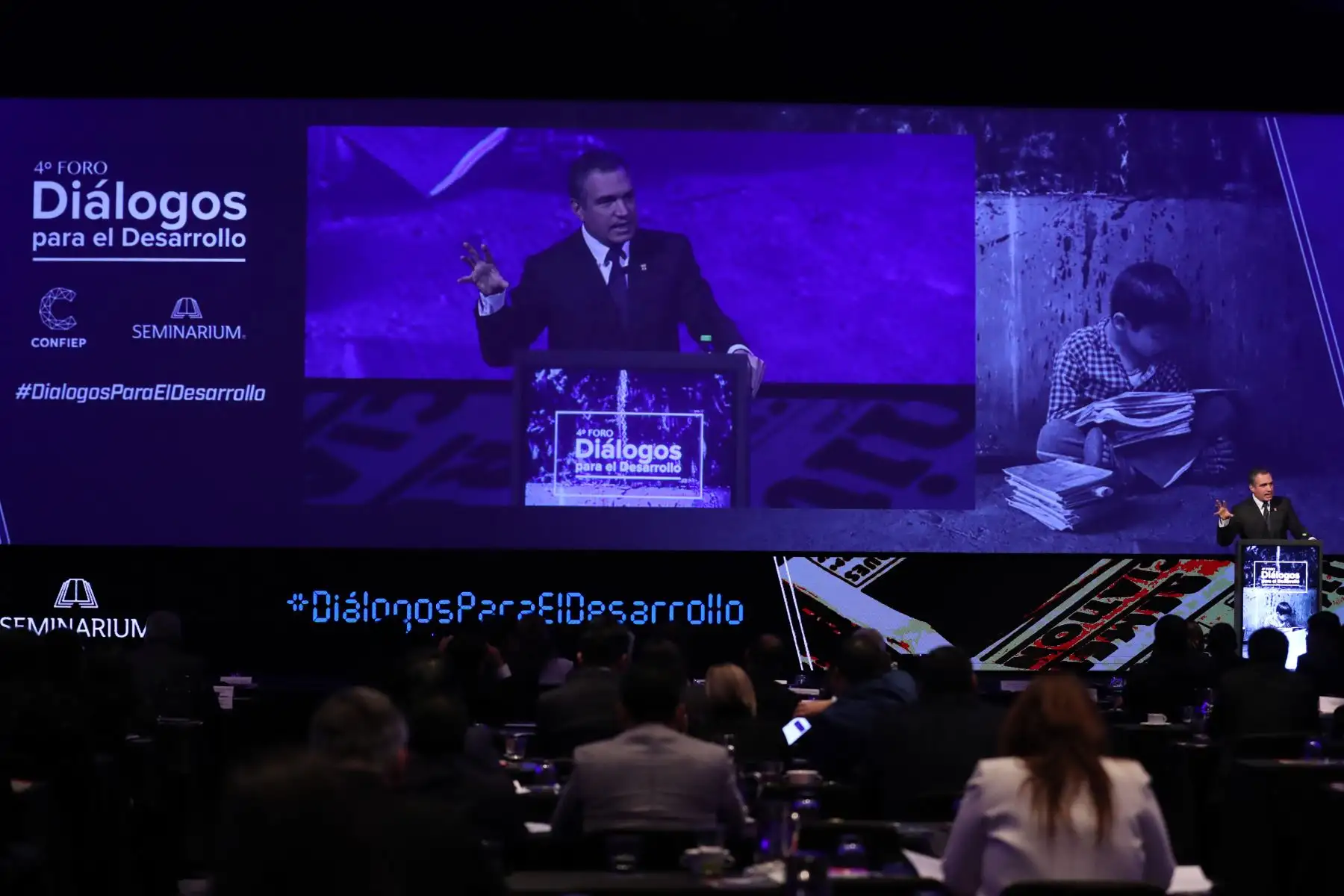 Presidente del Consejo de Ministros, Del Solar clausura  el 4° foro Diálogos para el Desarrollo.
Foto: PCM