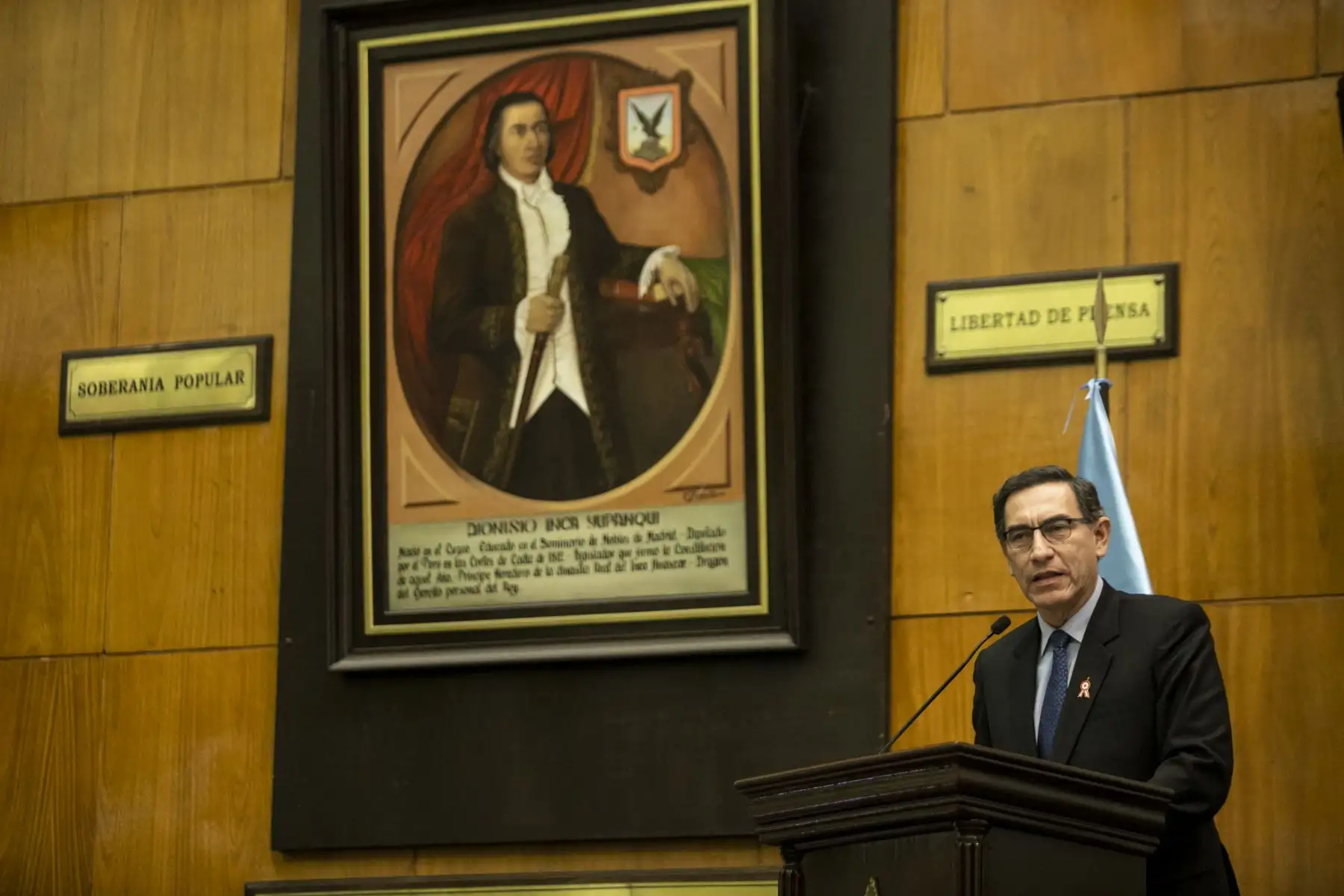Jefe de Estado, Martín Vizcarra asiste al Foro “Lucha Contra la Corrupción y Gobernabilidad rumbo al Bicentenario”.
Foto. Prensa Presidencia