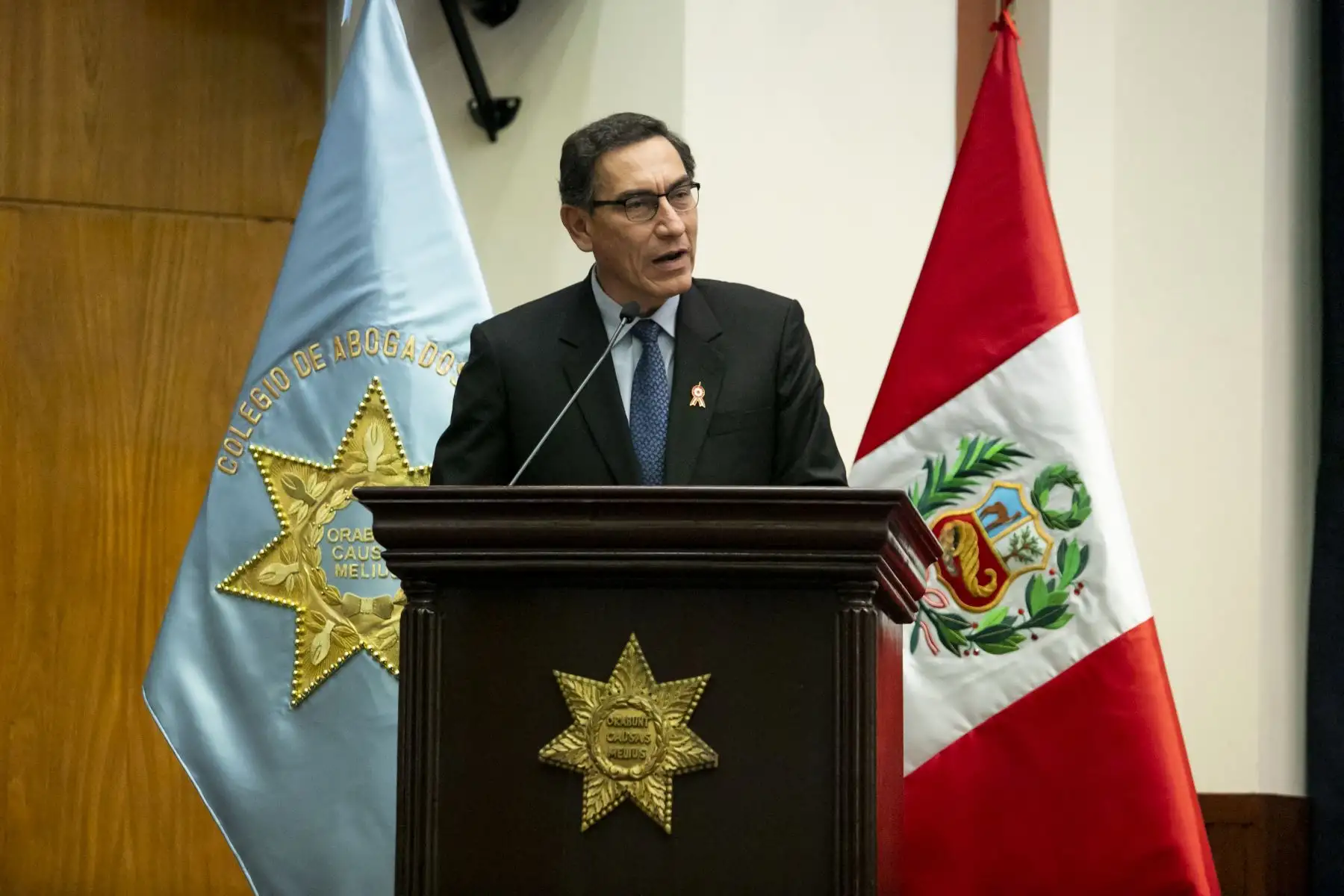 Jefe de Estado, Martín Vizcarra asiste al Foro “Lucha Contra la Corrupción y Gobernabilidad rumbo al Bicentenario”.
Foto. Prensa Presidencia
