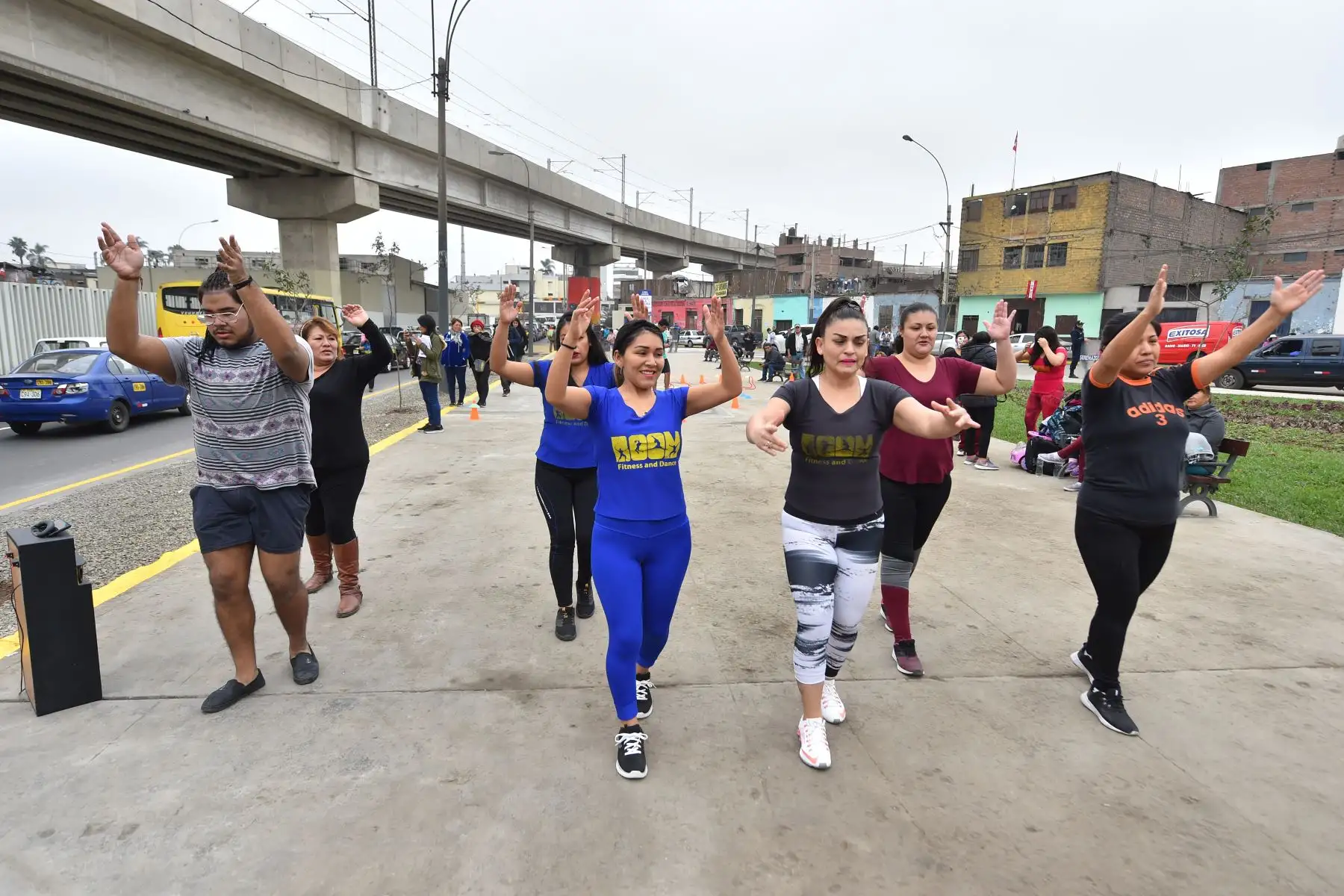 Tras la recuperación de la avenida Aviación, el Parque Triángulo busca ser escenario de actividades deportivas y recreativas. Foto: ANDINA/José Sotomayor
