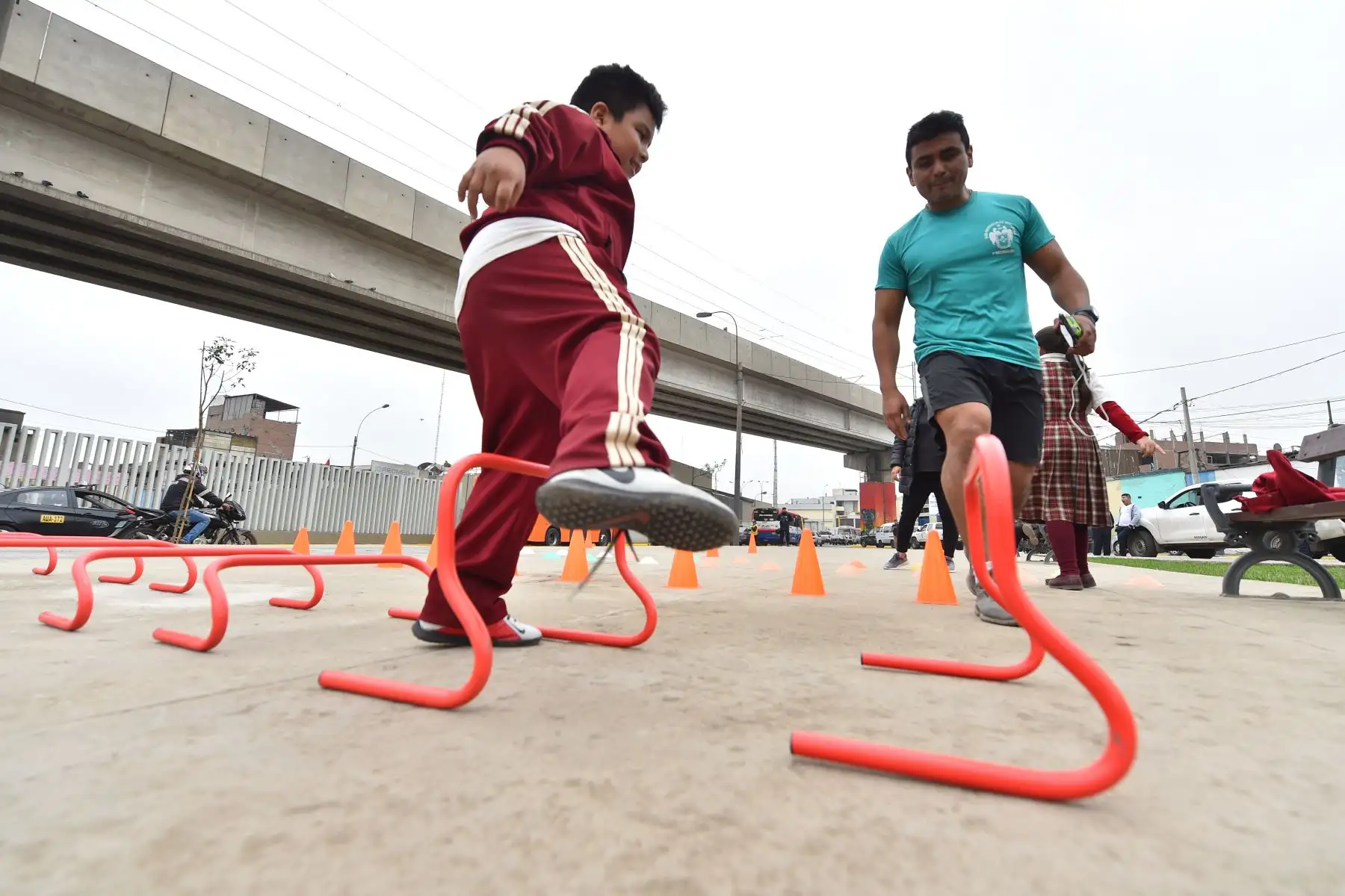 Tras la recuperación de la avenida Aviación, el Parque Triángulo busca ser escenario de actividades deportivas y recreativas. Foto: ANDINA/José Sotomayor