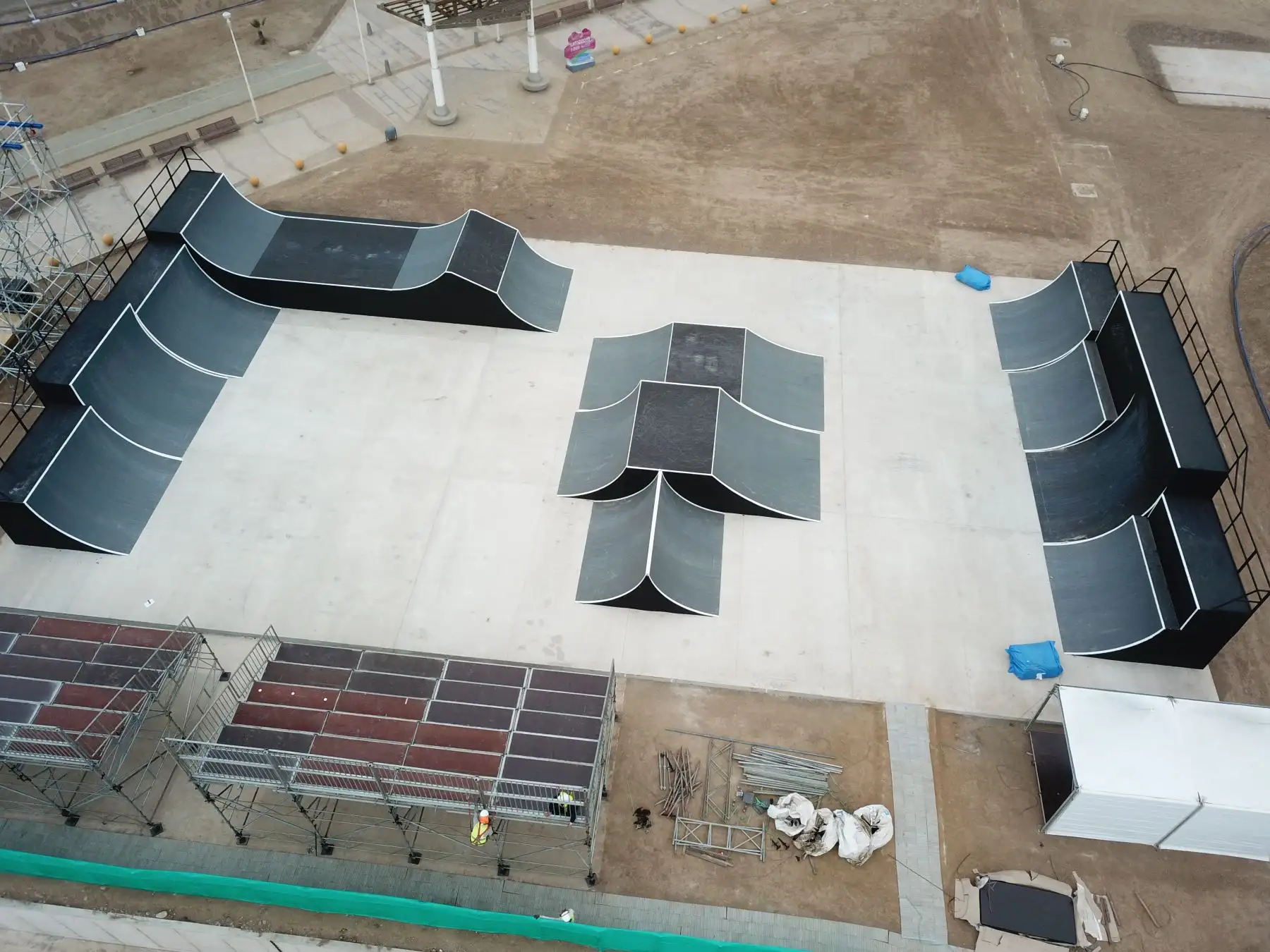 La competencia de skateboarding de los Panamericanos Lima 2019 se realizará en la sede de la Costa Verde. Foto: ANDINA/Juan Carlos Guzmán Negrini.