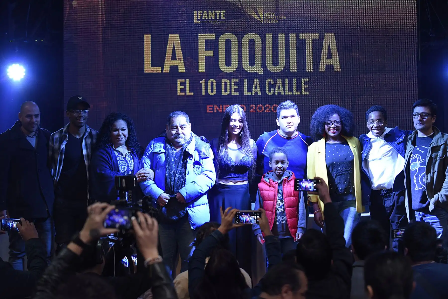 Presentación de los actores de la película “La Foquita, el 10 de la calle”
El elenco está conformado por Stephanie Orúe, Eva Ayllon, Ray Castillo, Rey Castillo (Niño), Franco Robles, Ramón Garcia, Anaí Padilla.Foto.ANDINA/Fajardo Talla