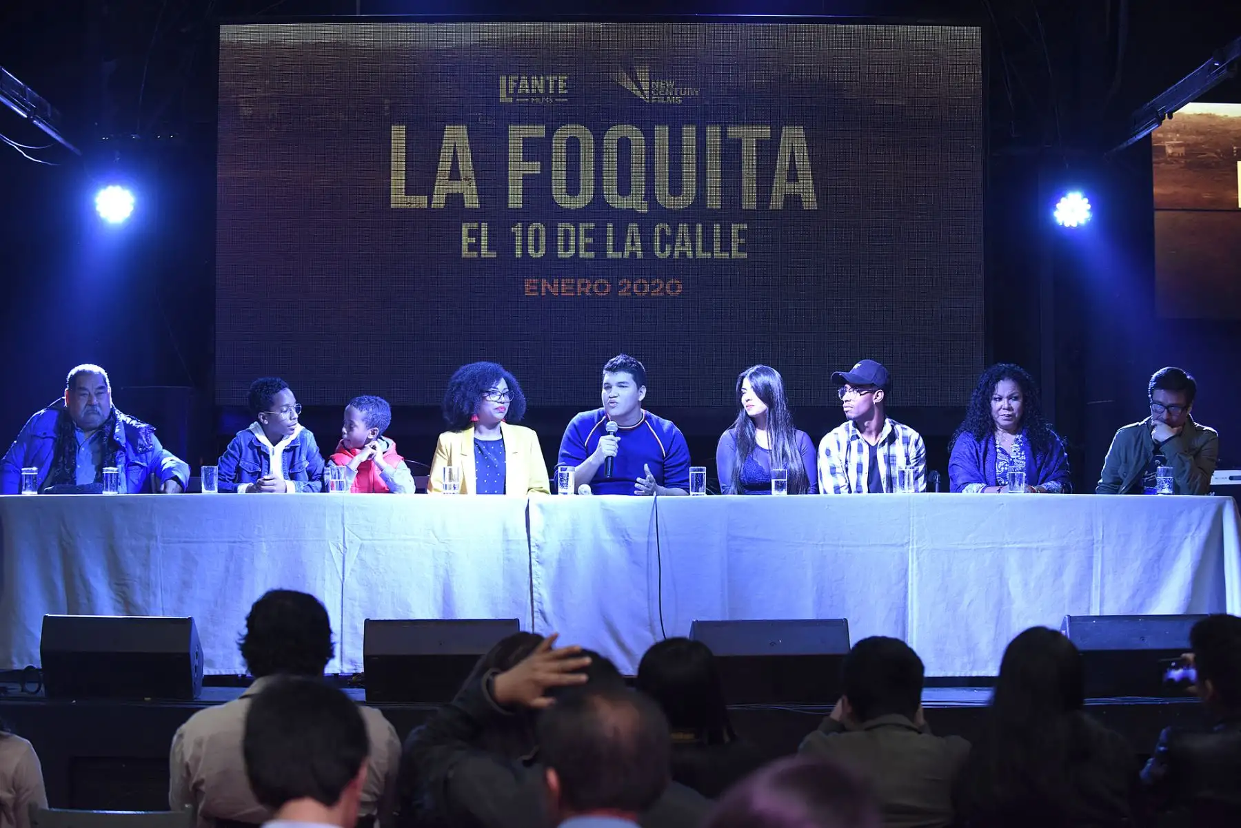 Presentación de los actores de la película “La Foquita, el 10 de la calle”
El elenco está conformado por Stephanie Orúe, Eva Ayllon, Ray Castillo, Rey Castillo (Niño), Franco Robles, Ramón Garcia, Anaí Padilla.Foto.ANDINA/Fajardo Talla