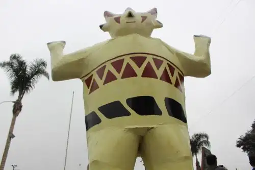 Un cuchimilco de 5 metros de alto, el más grande del país, fue inaugurado en la ciudad de Huaral. Foto: ANDINA/Difusión