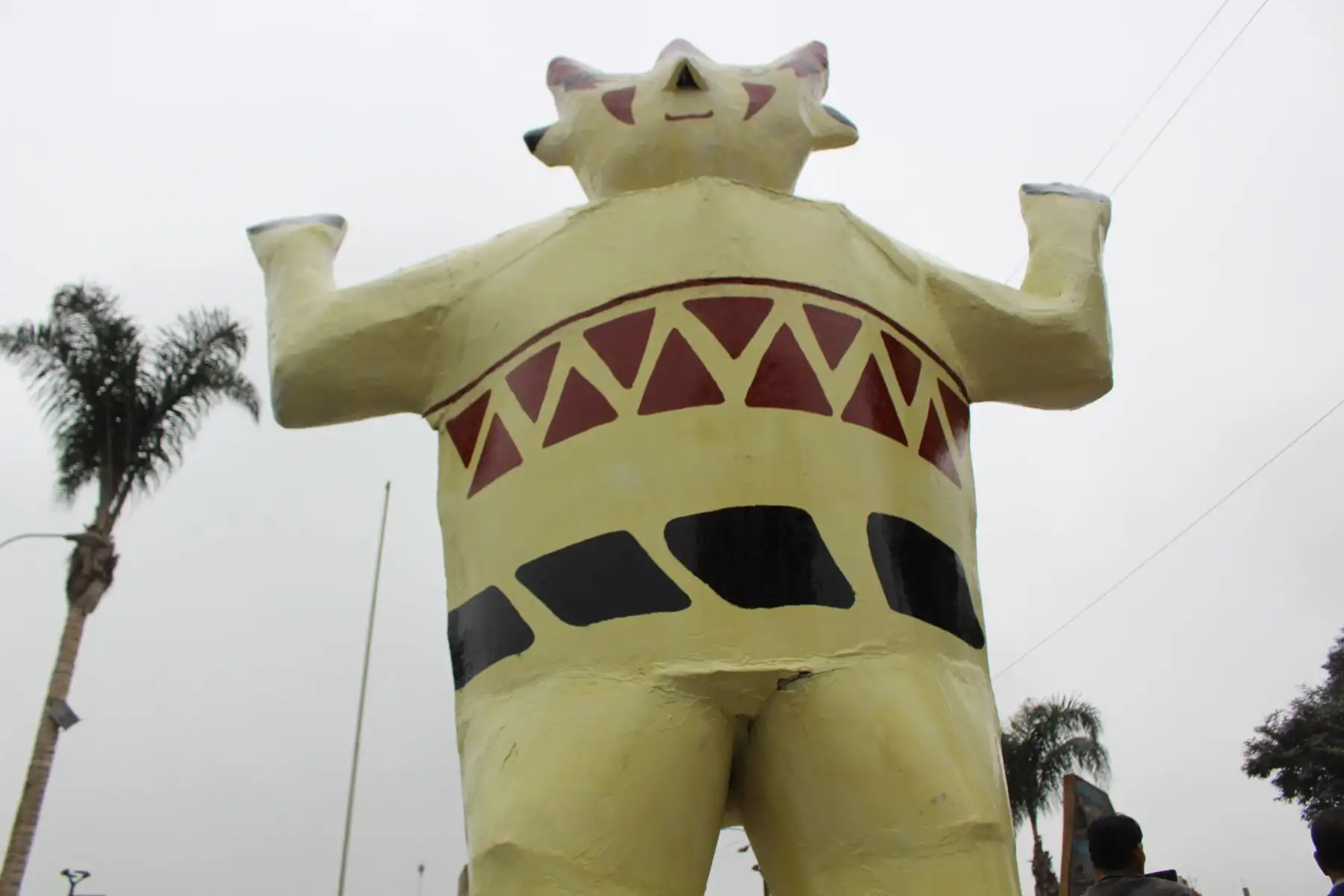 Un cuchimilco de 5 metros de alto, el más grande del país, fue inaugurado en la ciudad de Huaral. Foto: ANDINA/Difusión