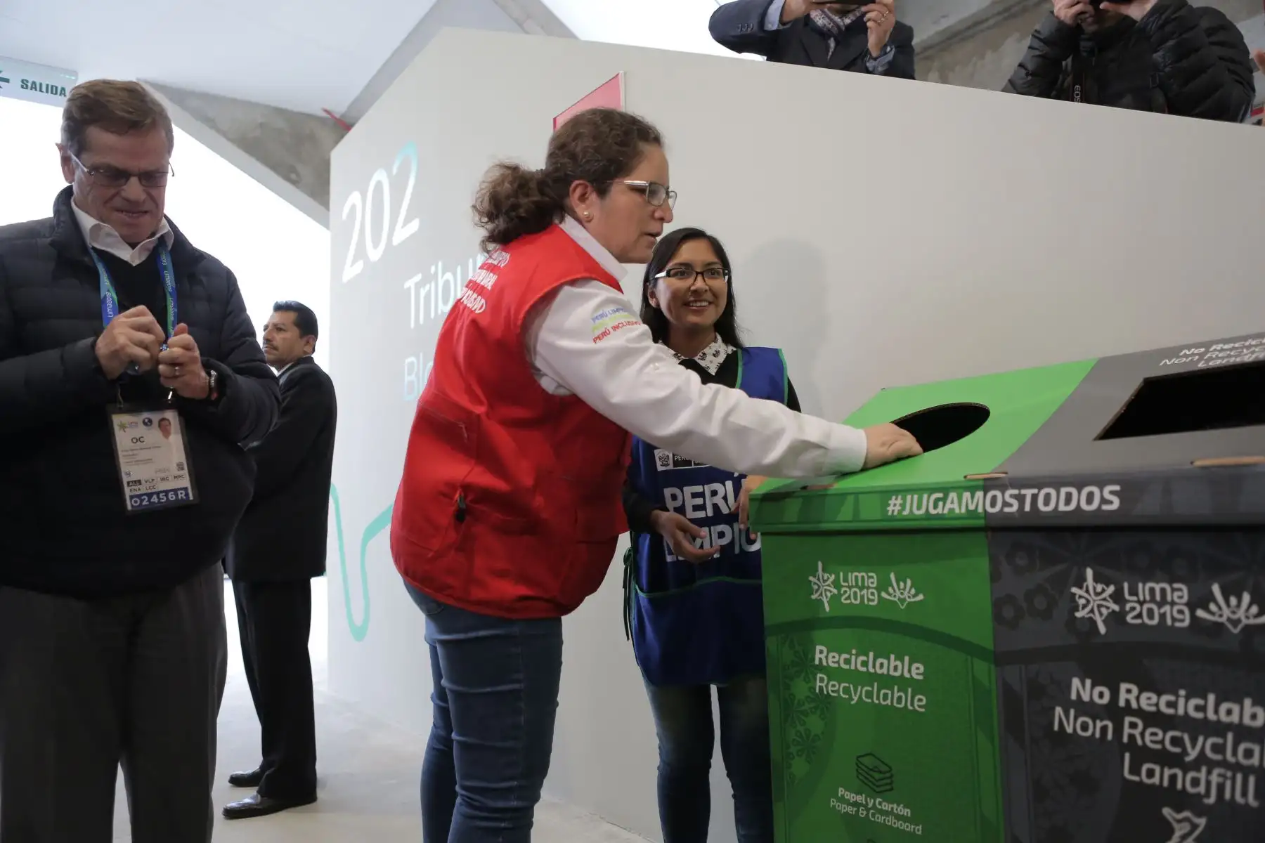 Lima 2019 y el Ministerio del Ambiente presentan las acciones ambientales que de ejecutarán durante el certamen multideportivo, de los XVIII Juegos Panamericanos y Juegos Parapanamericanos Lima 2019.Foto:ANDINA/David Huamaní