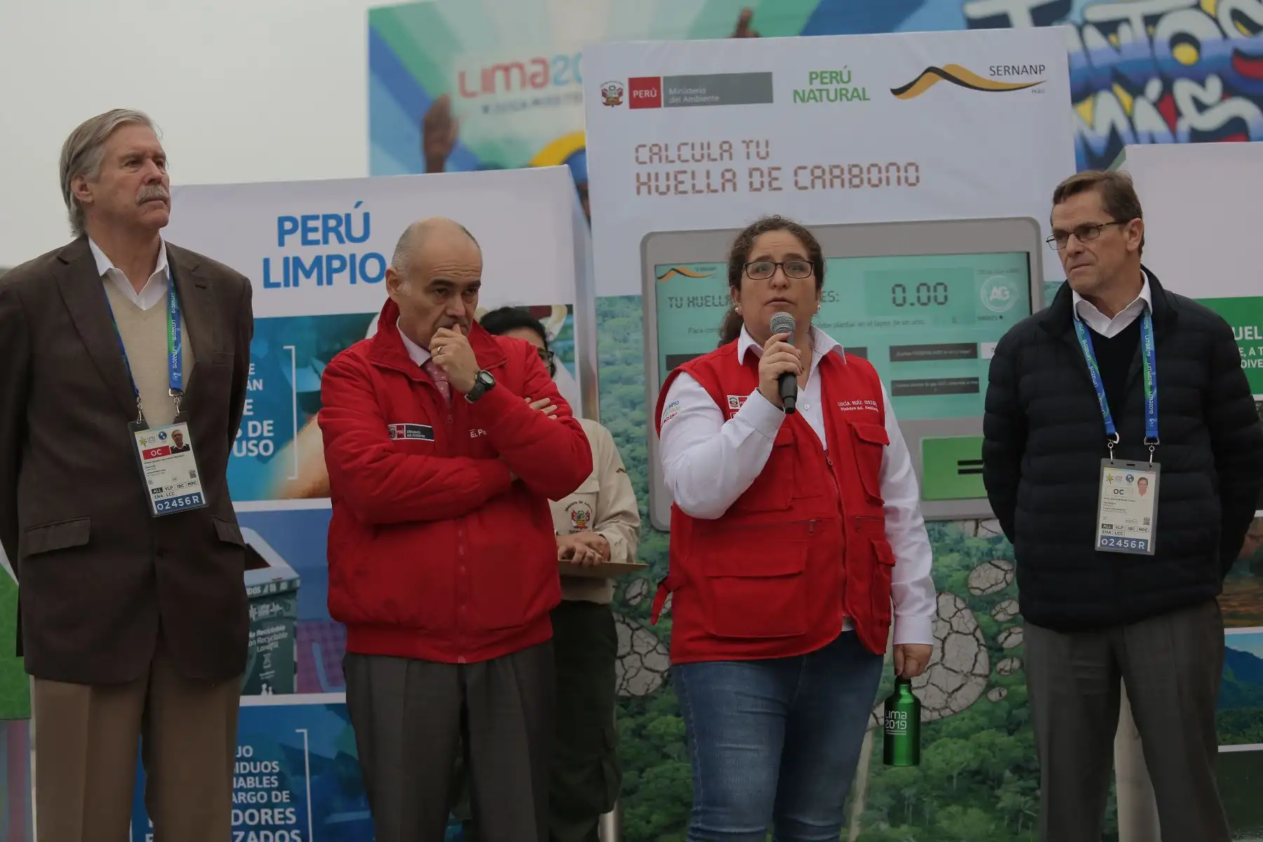 Lima 2019 y el Ministerio del Ambiente presentan las acciones ambientales que de ejecutarán durante el certamen multideportivo, de los XVIII Juegos Panamericanos y Juegos Parapanamericanos Lima 2019.Foto:ANDINA/David Huamaní