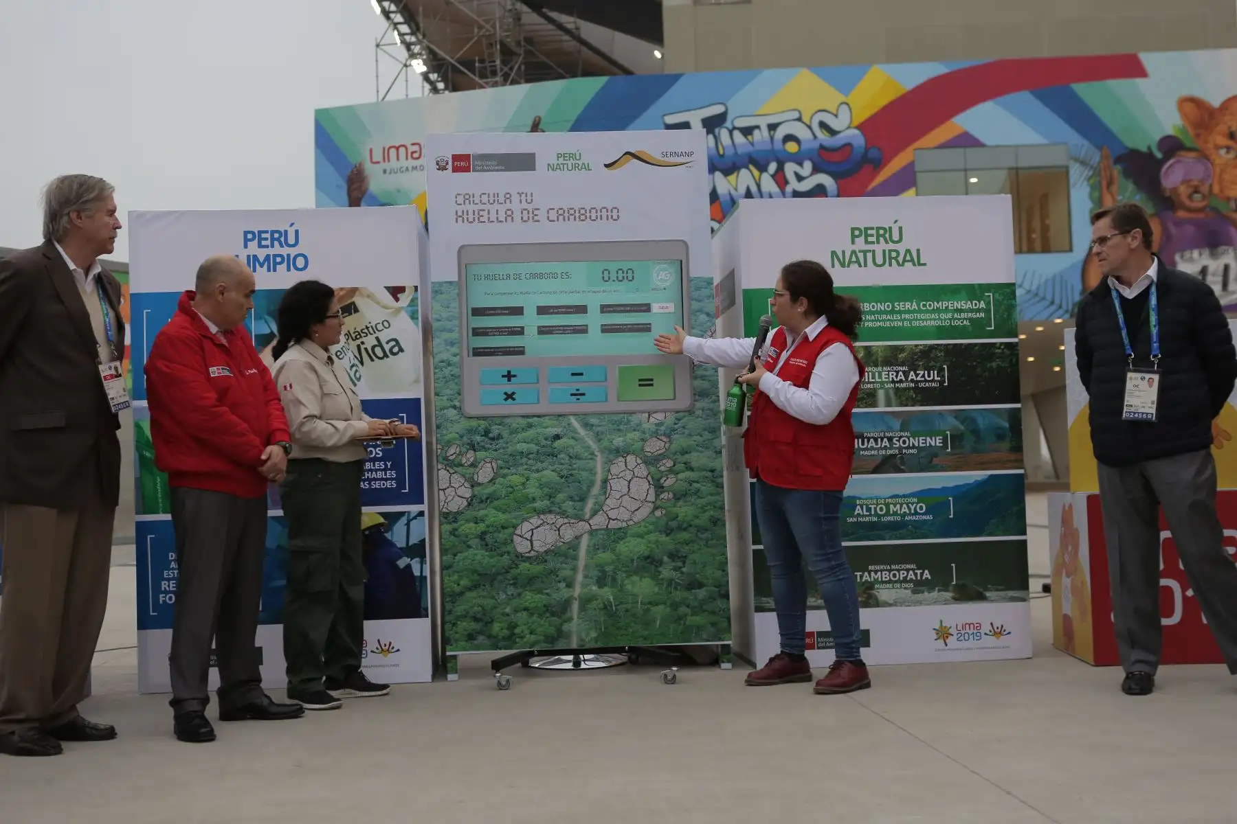 Lima 2019 y el Ministerio del Ambiente presentan las acciones ambientales que de ejecutarán durante el certamen multideportivo, de los XVIII Juegos Panamericanos y Juegos Parapanamericanos Lima 2019.Foto:ANDINA/David Huamaní