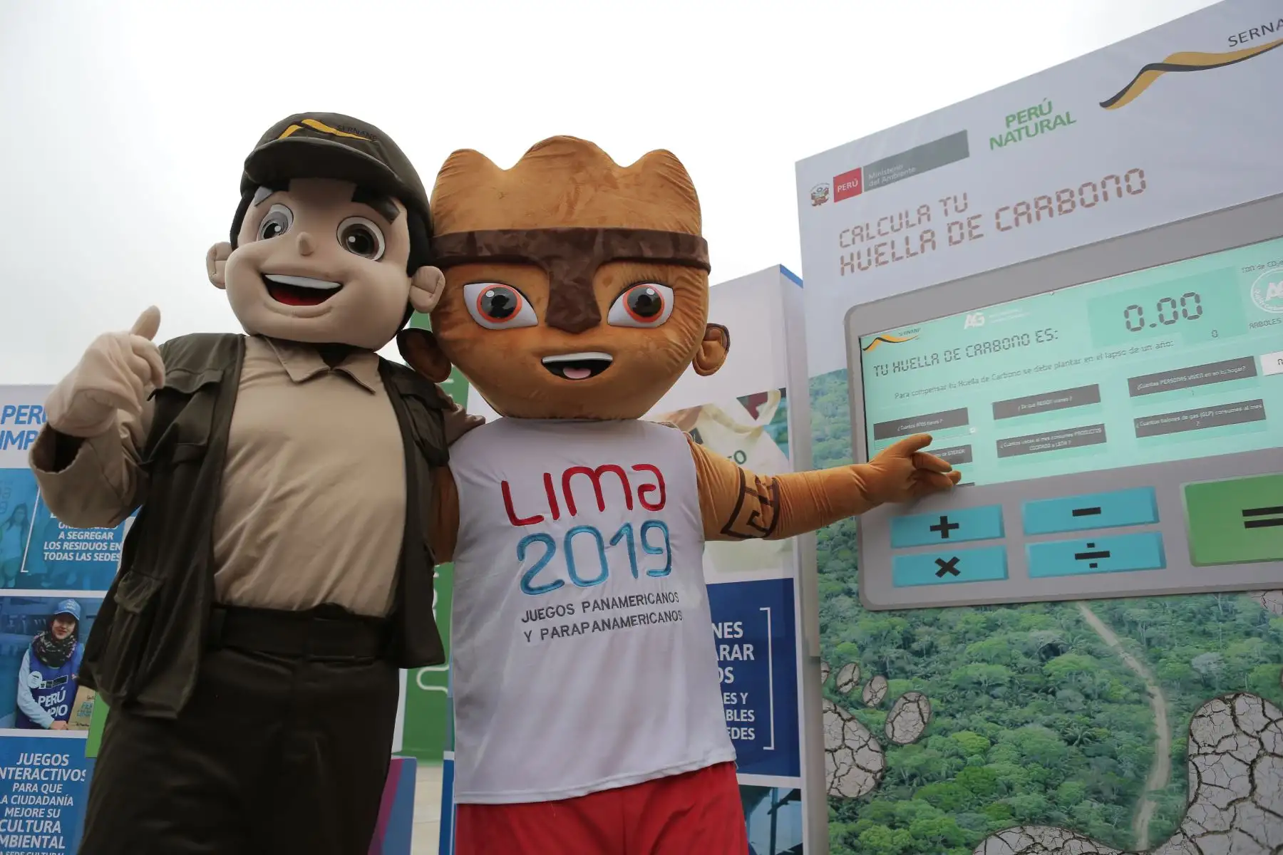 Lima 2019 y el Ministerio del Ambiente presentan las acciones ambientales que de ejecutarán durante el certamen multideportivo, de los XVIII Juegos Panamericanos y Juegos Parapanamericanos Lima 2019.Foto:ANDINA/David Huamaní